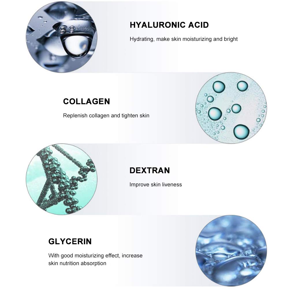 Snail Repair Cream with Collagen & Moisturizing Essence - Hydrating Brightening Facial Cream for Dry, Sensitive Skin - Day & Night Skincare Routine