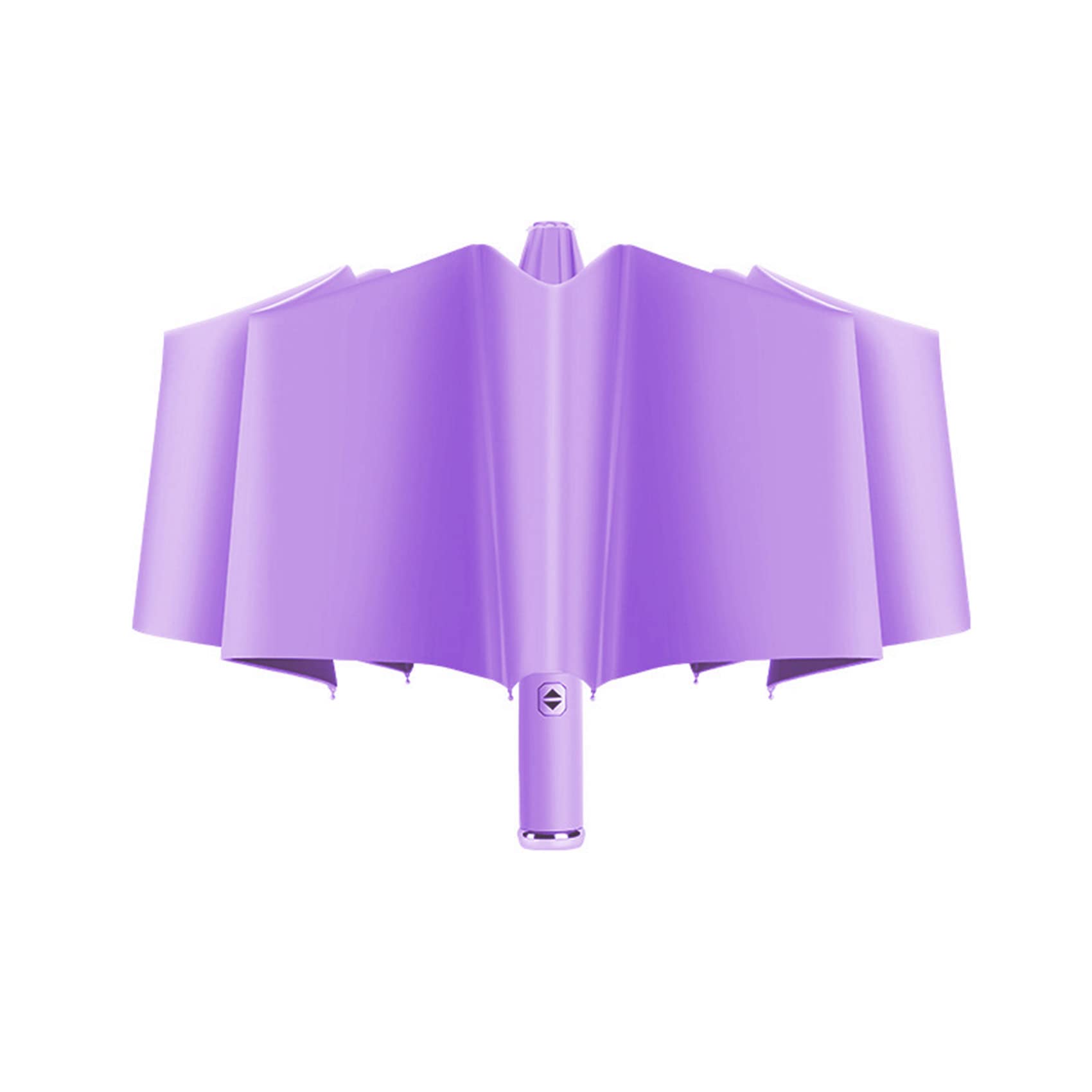 Windproof Automatic Open Close Umbrella with LED Flashlight - Compact Folding Travel Umbrella for Rainy Days, Camping & Emergency Use