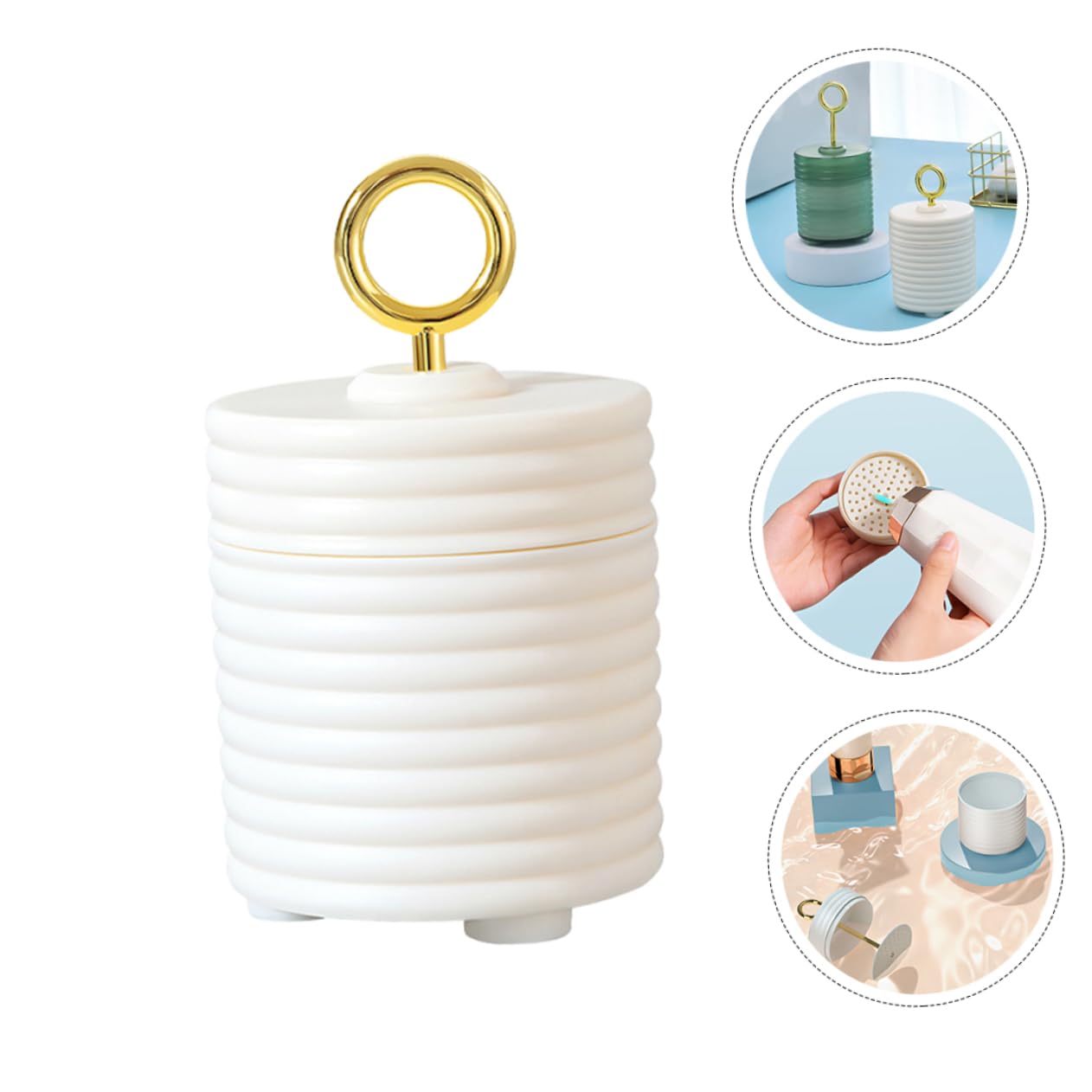 iPetboom Foaming Bubbler Bottle for Facial Cleanser & Shampoo - PP Material Bubble Maker with No Handle - Perfect for Skincare & Hair Care Routines (White, 1 Piece)