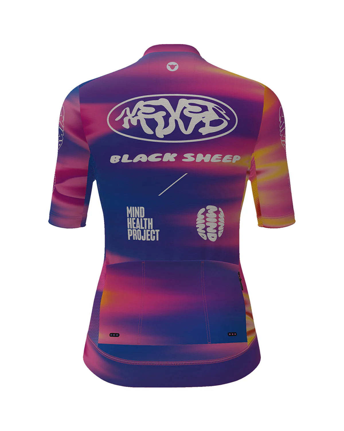 Black Sheep Women's Team Short Sleeve Cycling Jersey - Breathable & Moisture-Wicking for Road Biking & Mountain Cycling - Perfect for Training Rides & Outdoor Adventures
