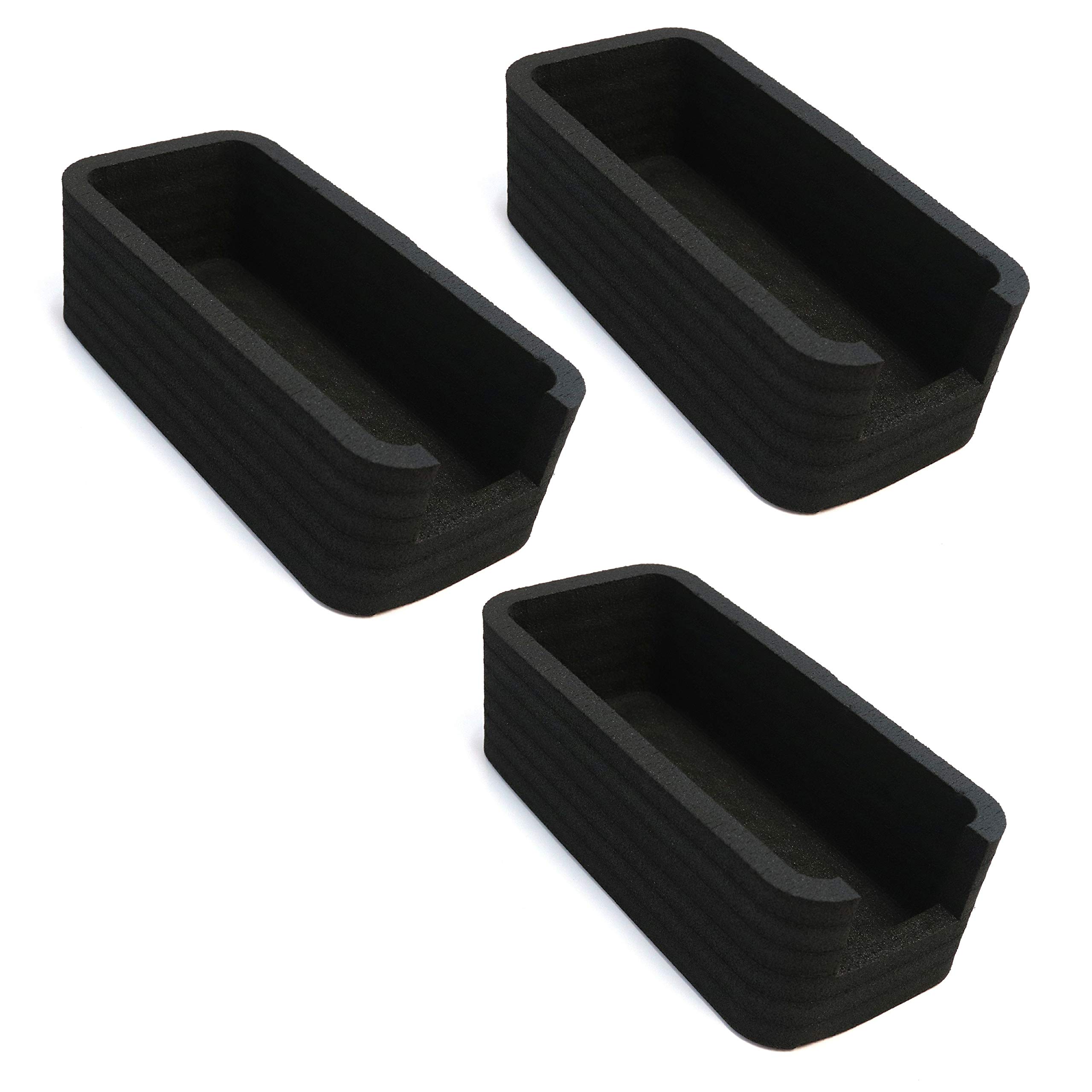 Polar Whale 3-Pack Food Storage Organizer Bins - 4.75