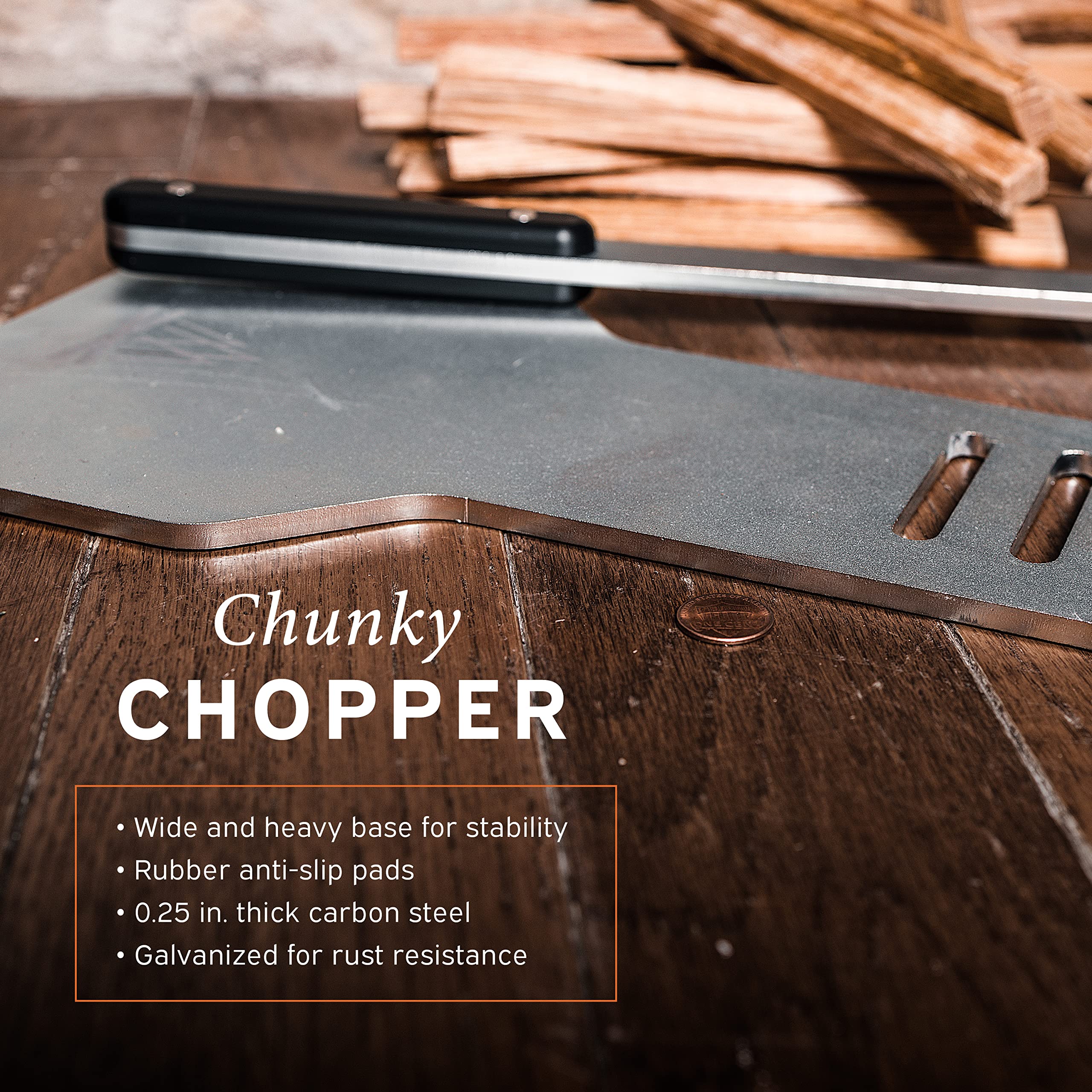 Best Firewood Kindling Splitter for Indoor & Outdoor Use - Heavy Duty Wood Splitter & Fire Cracker Kindling Maker - Perfect for Camping, Fireplaces & Wood Stoves