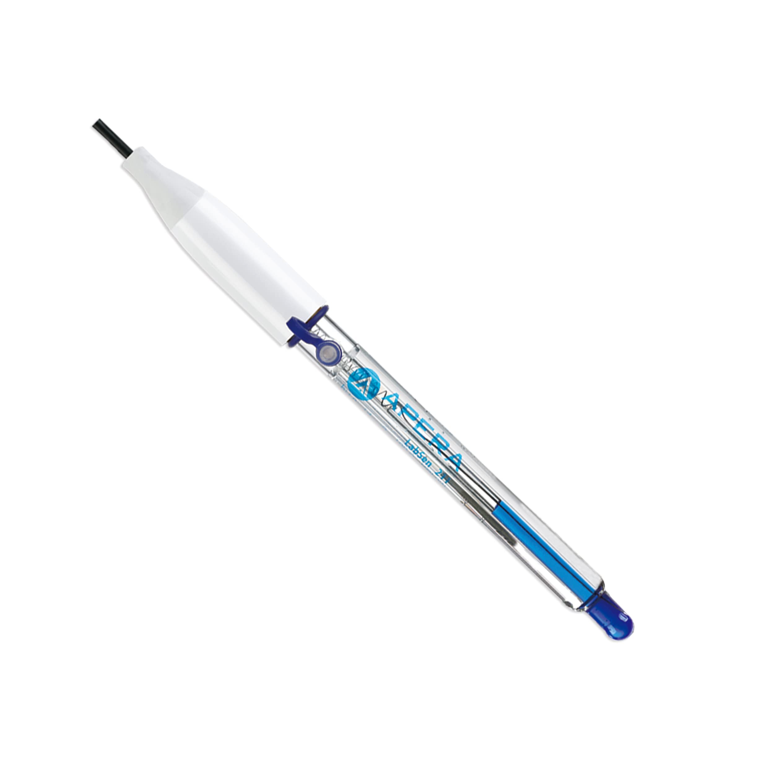 Apera AI3101 LabSen 211 Glass-Body pH Electrode - High Accuracy pH Sensor for General Water Testing, TRIS Buffer Compatible, Impact-Resistant Design with BNC Connector - Ideal for Laboratory, Aquariums, Hydroponics & Water Quality Monitoring