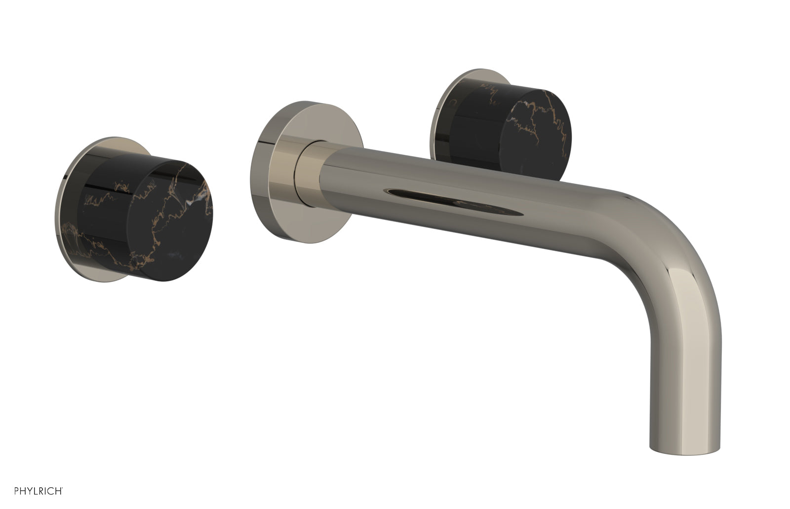 Premium Black Marble Wall Tub Set with Elegant Handles - 230 58 - Perfect for Modern Bathroom & Spa Decor