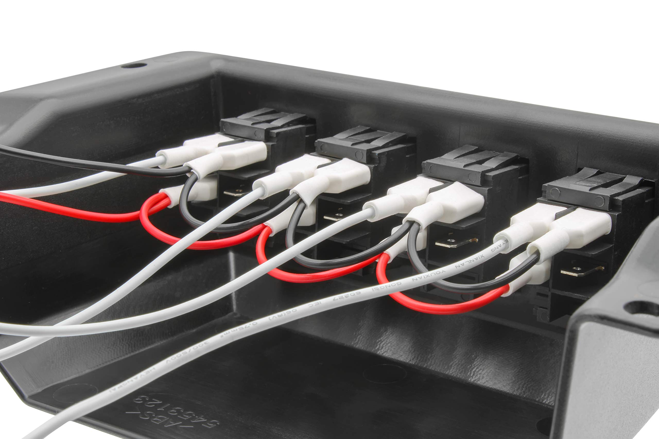 SAUTVS Switch Panel for Polaris RZR XP 1000 2014-2018 | Under Dash Switch Case with 4 Rocker Switches | Off-Road Accessories for UTV & Side-by-Side Vehicles | Perfect for Trail Riding & Off-Road Adventures