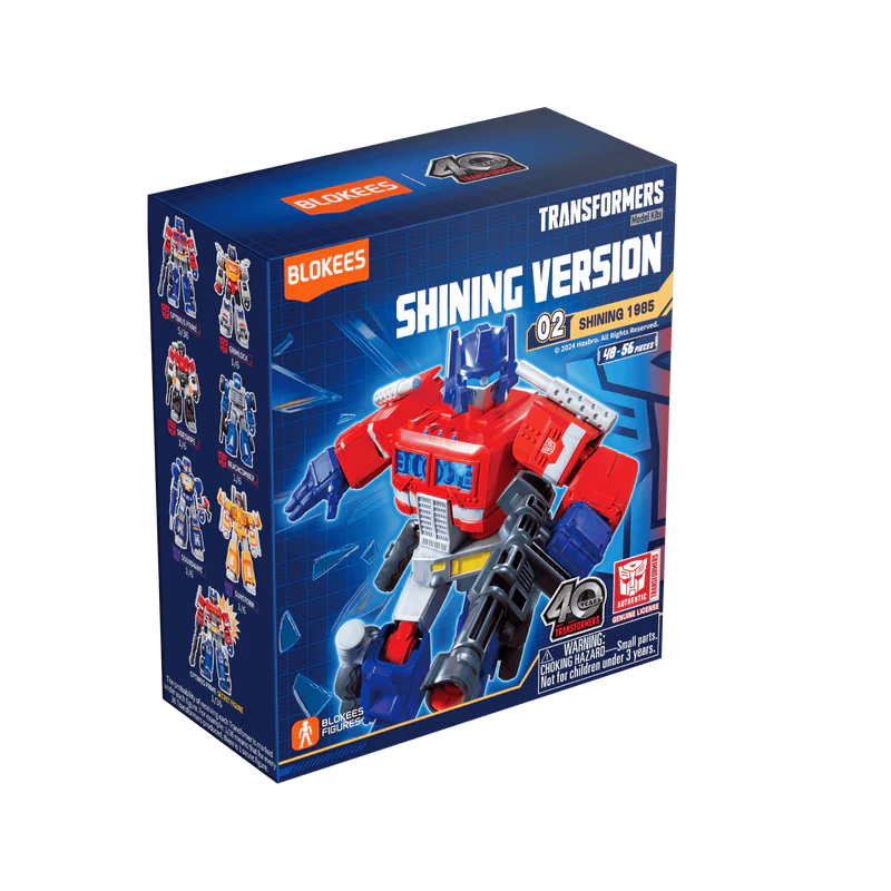 Blokees Transformers Shining Version 02 - 1985 Collectible Blind Box Figures for Fans & Gifts | Perfect for Display, Toy Collections & Nostalgic Decor