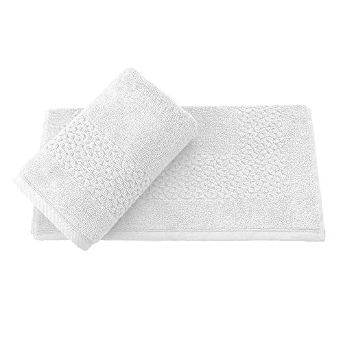 Premium 6-Piece 100% Cotton Bath Towel Set - Soft, Absorbent & Quick-Drying - Perfect for Spa, Bathroom & Beach Use