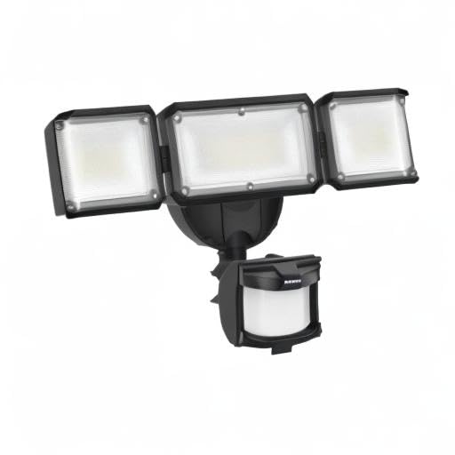 LEPOWER 45W LED Flood Lights with Motion Sensor - 4800LM Bright Security Light, 5000K Daylight White, IP65 Waterproof, 3 Modes (Dusk to Dawn, Motion Activated, Continuous On) - Perfect for Outdoor Garage, Yard, Porch, and Driveway Lighting (Black)