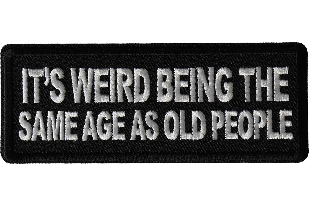 Funny Same Age Birthday Gift Patch - Iron-On Embroidered Applique for Jackets, Hats & Bags - Perfect for Friends, Couples & Siblings