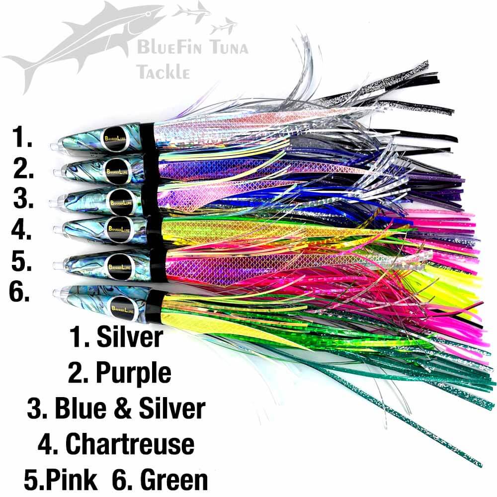 Premium Bahama Lures Tuna Dart Trolling Fishing Lure - Saltwater Game Fishing for Tuna, Mahi Mahi & Marlin - Perfect for Offshore & Deep Sea Fishing Adventures