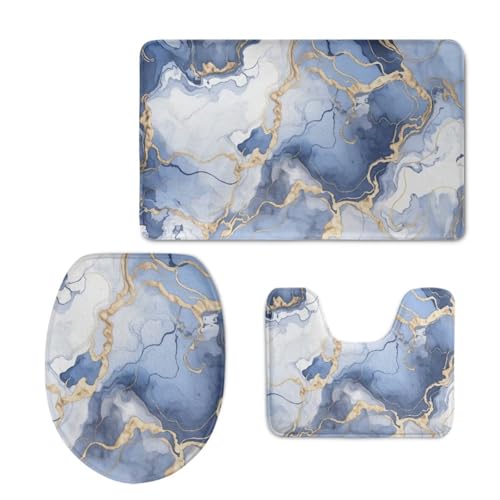 Gold Purple Marble