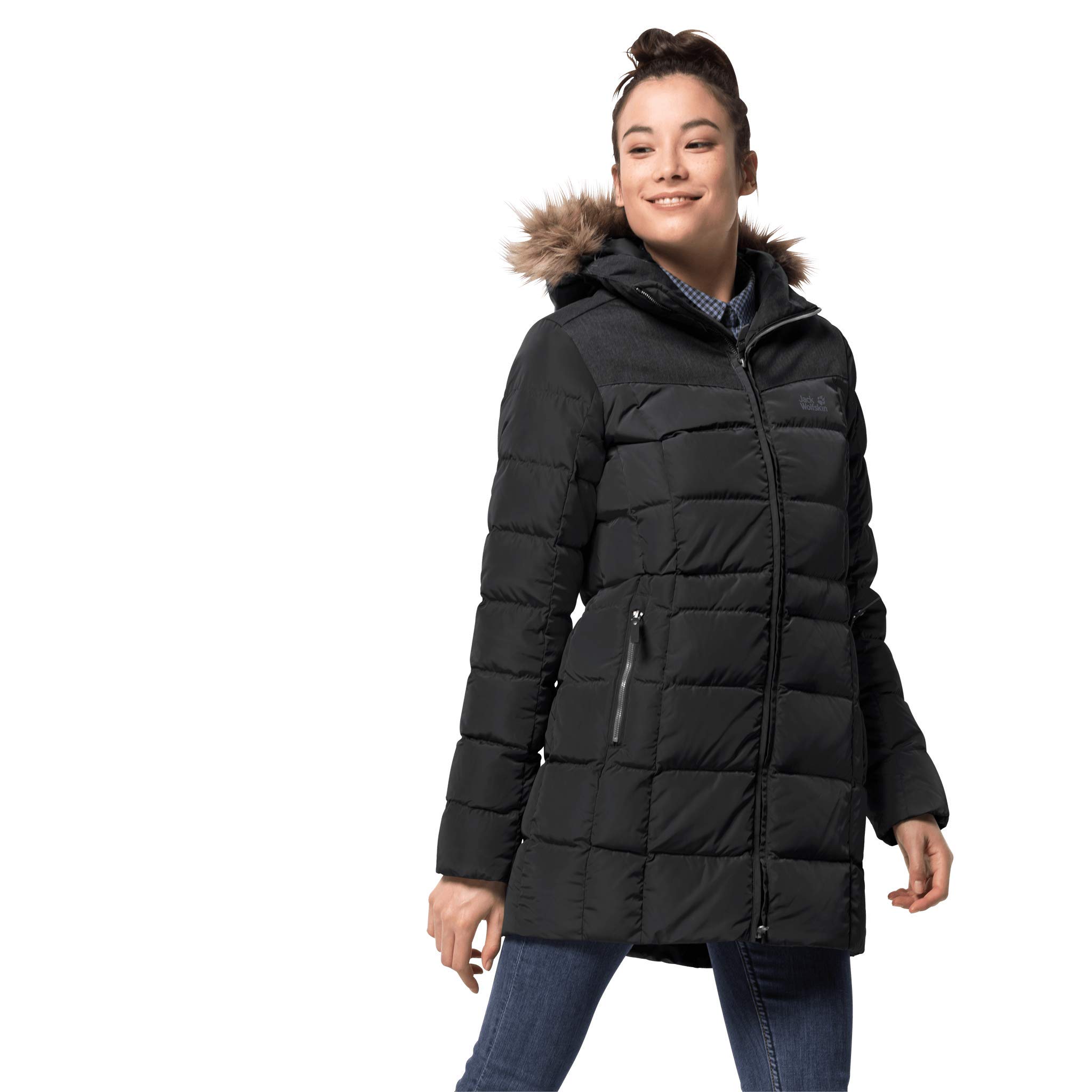Jack Wolfskin Women's Baffin Island Winter Coat - Waterproof Windproof Insulated Parka for Cold Weather - Perfect for Hiking, Skiing & Outdoor Adventures