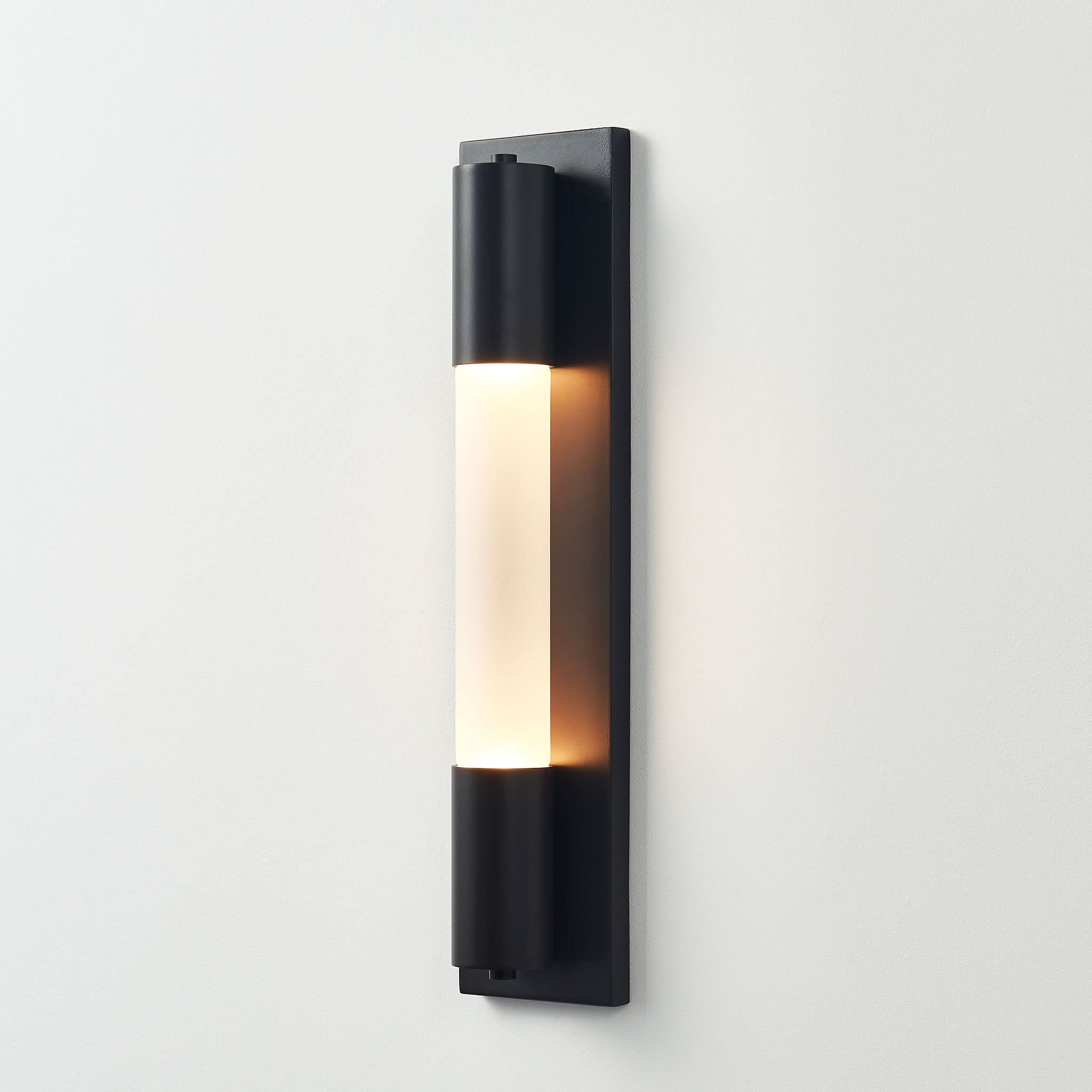 Breeze XL Aluminum Outdoor Wall Sconce Light - Weatherproof Exterior Lighting for Patio, Garden, Porch & Entryway