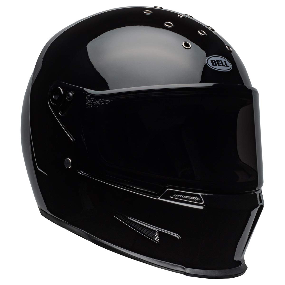 BELL Eliminator Street Helmet - DOT Certified Motorcycle Helmet for Men & Women - Gloss Black - Small Size - Perfect for Urban Commuting & Highway Riding