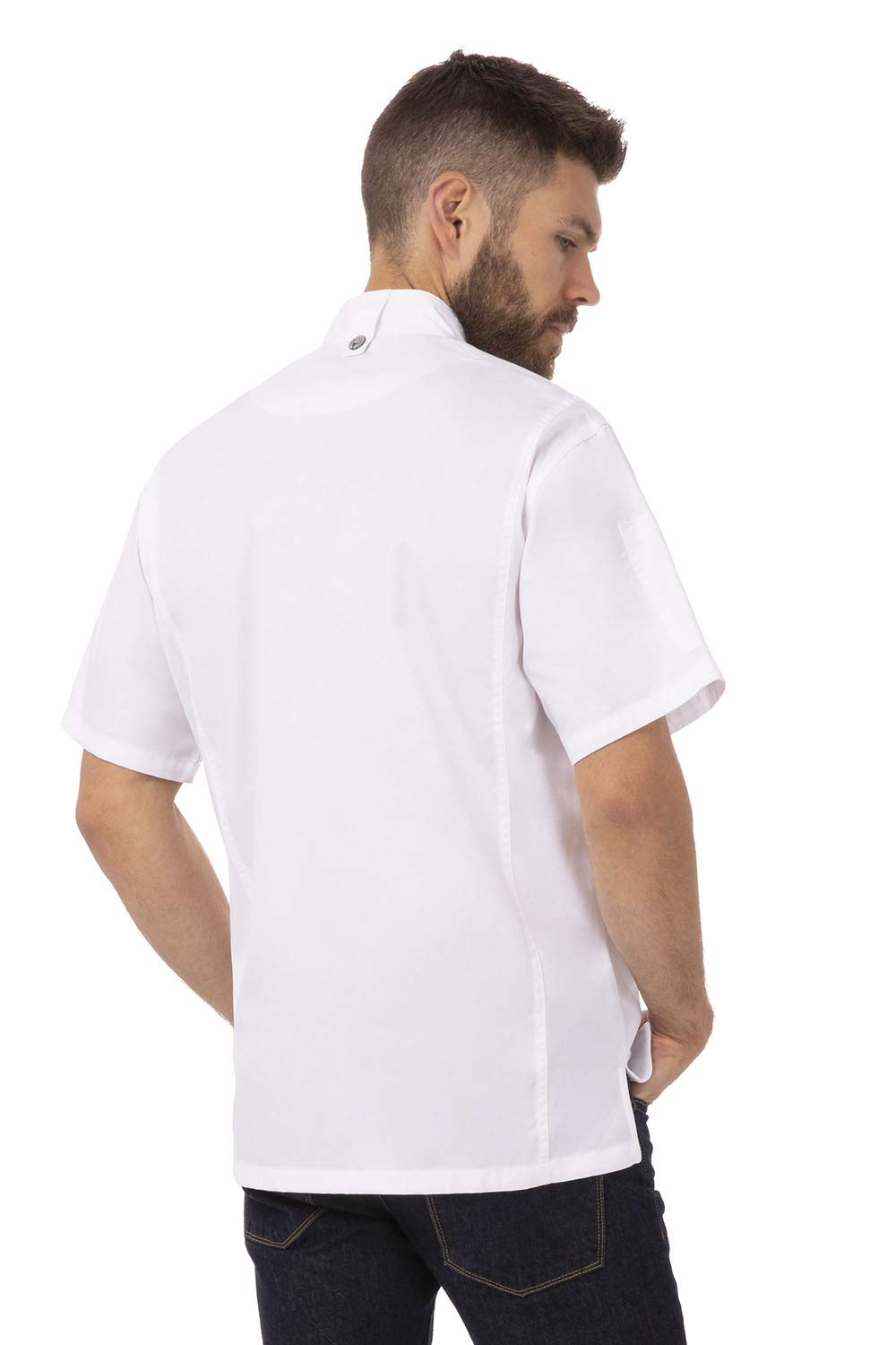 Chef Works Custom Personalized Men's Springfield Chef Coat - Professional Kitchen Apparel for Chefs & Culinary Staff