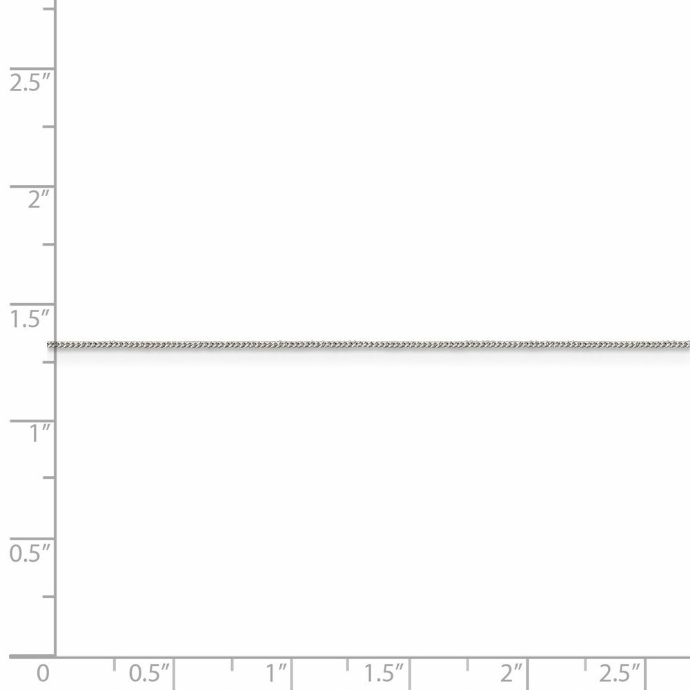 925 Sterling Silver 0.5mm Fine Curb Cuban Chain Necklace for Men & Women - Durable Everyday Jewelry, Perfect for Gifts, Parties & Casual Wear