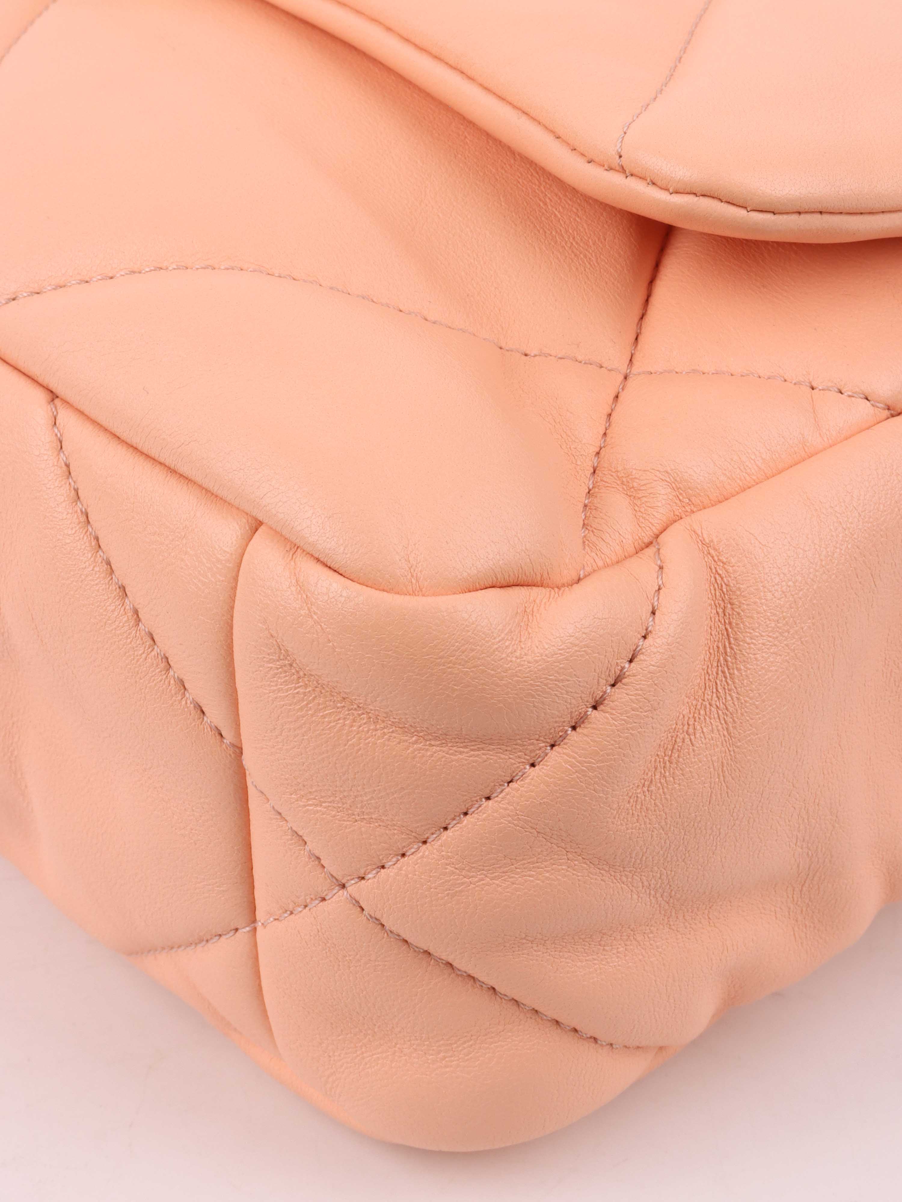 Chanel Small Salmon Pink 19 Bag - Luxury Designer Handbag for Women | Perfect for Parties, Date Nights & Special Occasions