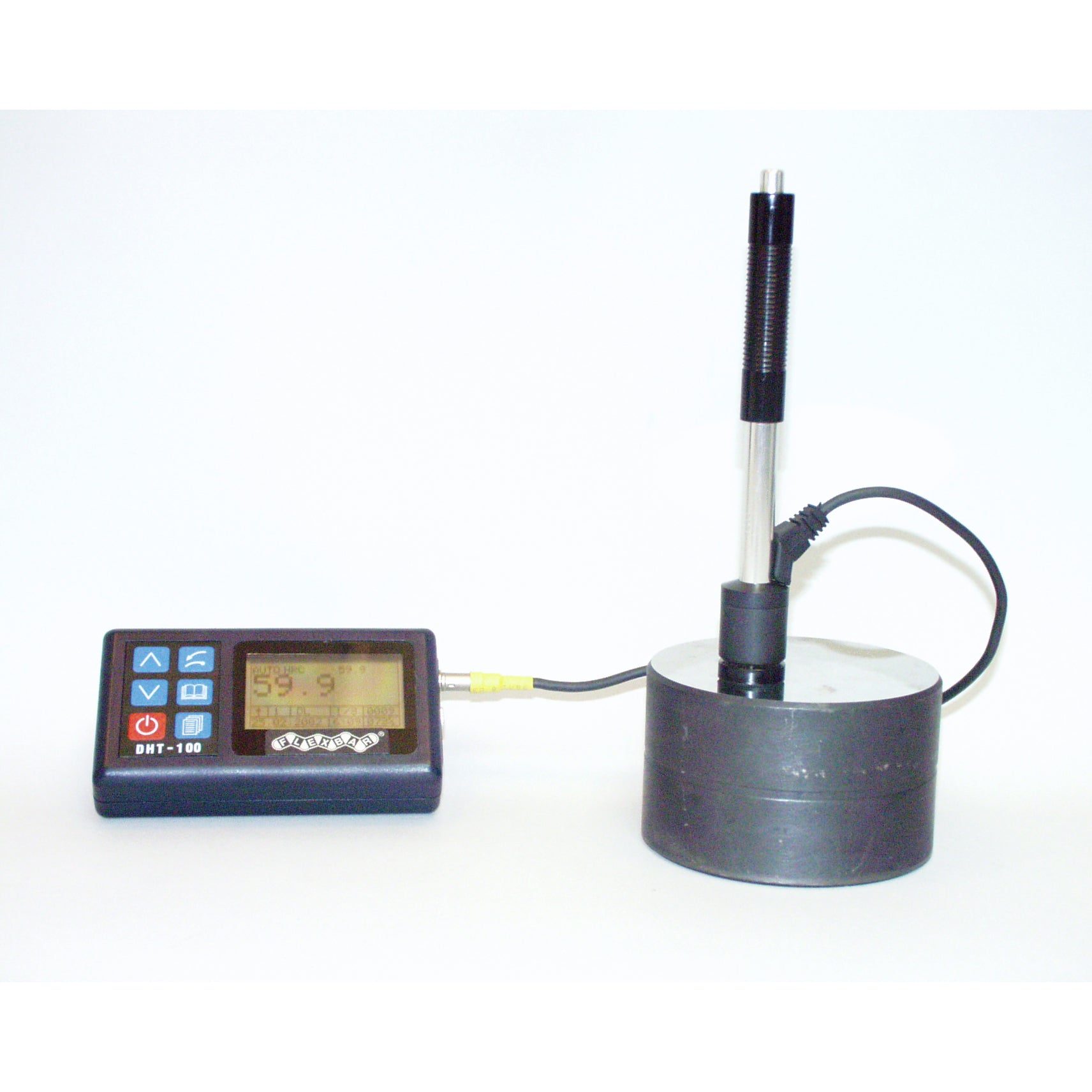 Portable Hardness Tester - Flexbar Advanced Digital Durometer for Metal, Plastic & Rubber | On-Site Quality Control & Material Testing