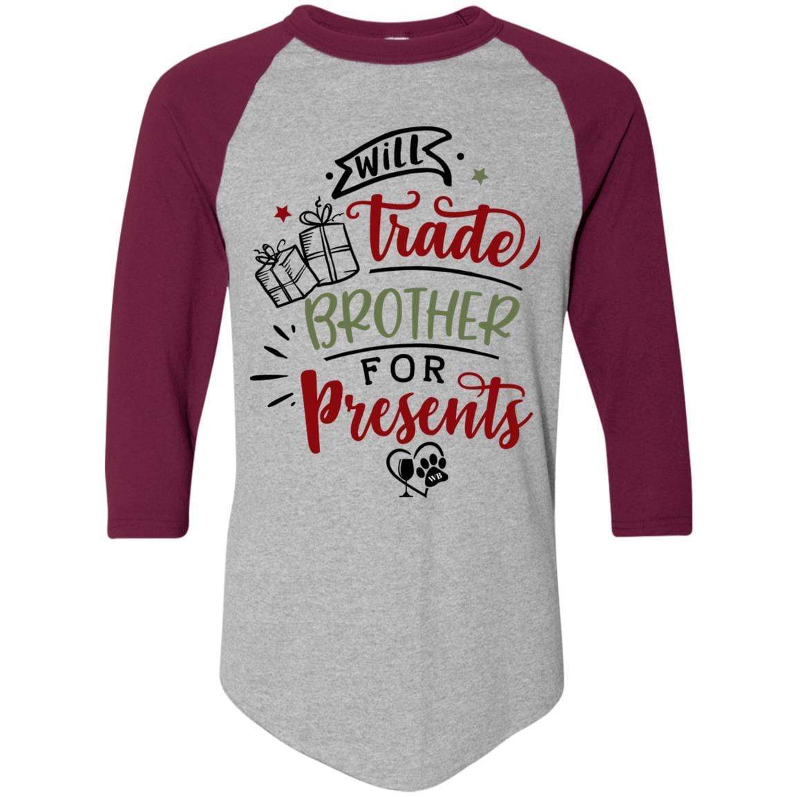 WineyBitches.Co Colorblock Raglan Jersey - Stylish Women's Baseball Tee for Casual Wear, Lounge & Weekend Outfits