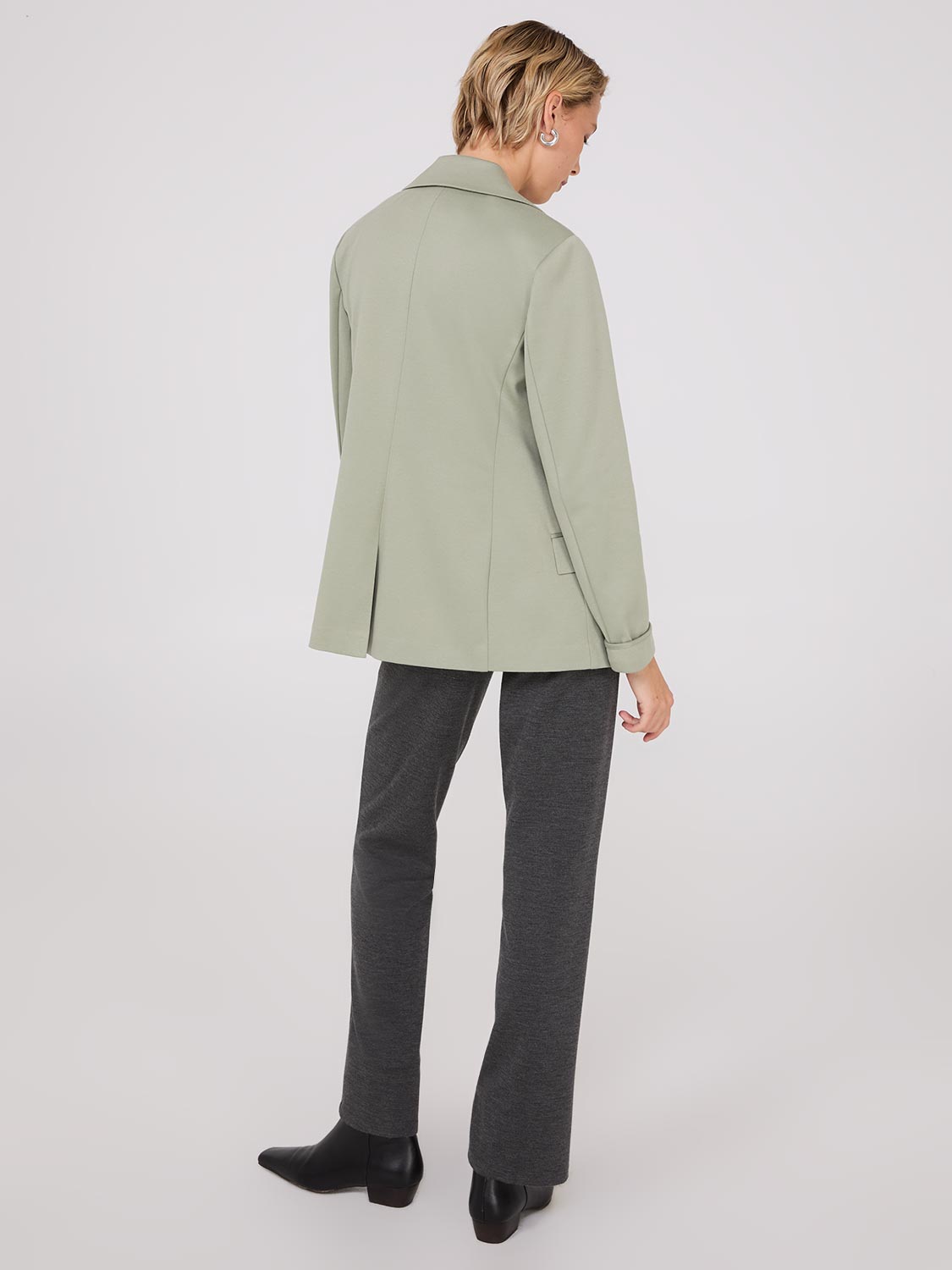 Stylish Notch Collar Open Front Blazer for Women - Office Wear & Business Casual Outfits | Perfect for Work, Meetings & Professional Events