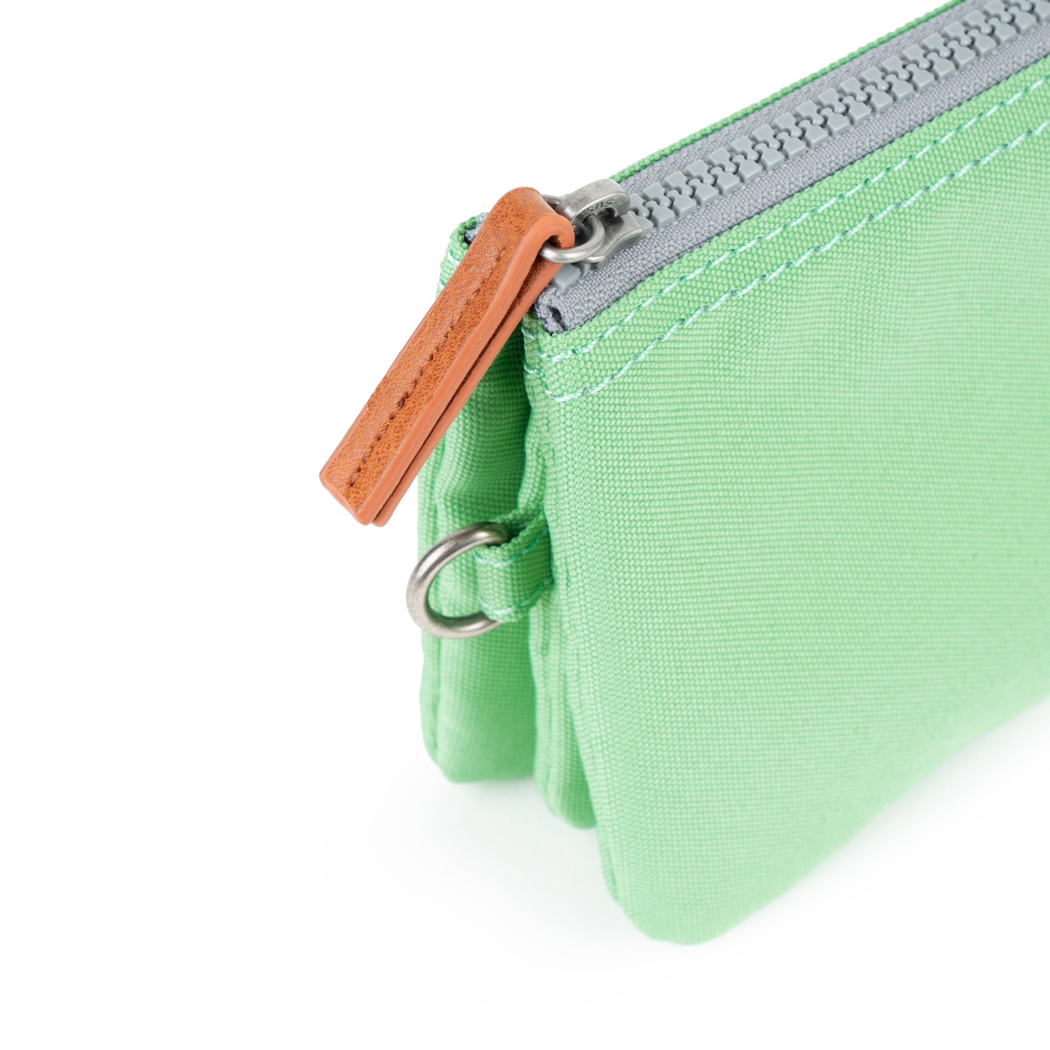 Eco-Friendly Carnaby Crossbody Bag with Adjustable Wrist Strap - Peppermint Recycled Canvas Tote for Women | Perfect for Shopping, Travel & Daily Essentials