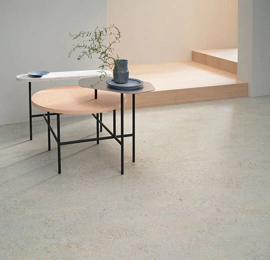 Marmoleum Cinch Loc Seal Square Flooring Tile - Seashell Color 12
