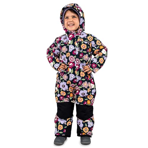 Toasty-dry Snow Suit: Winter Flowers