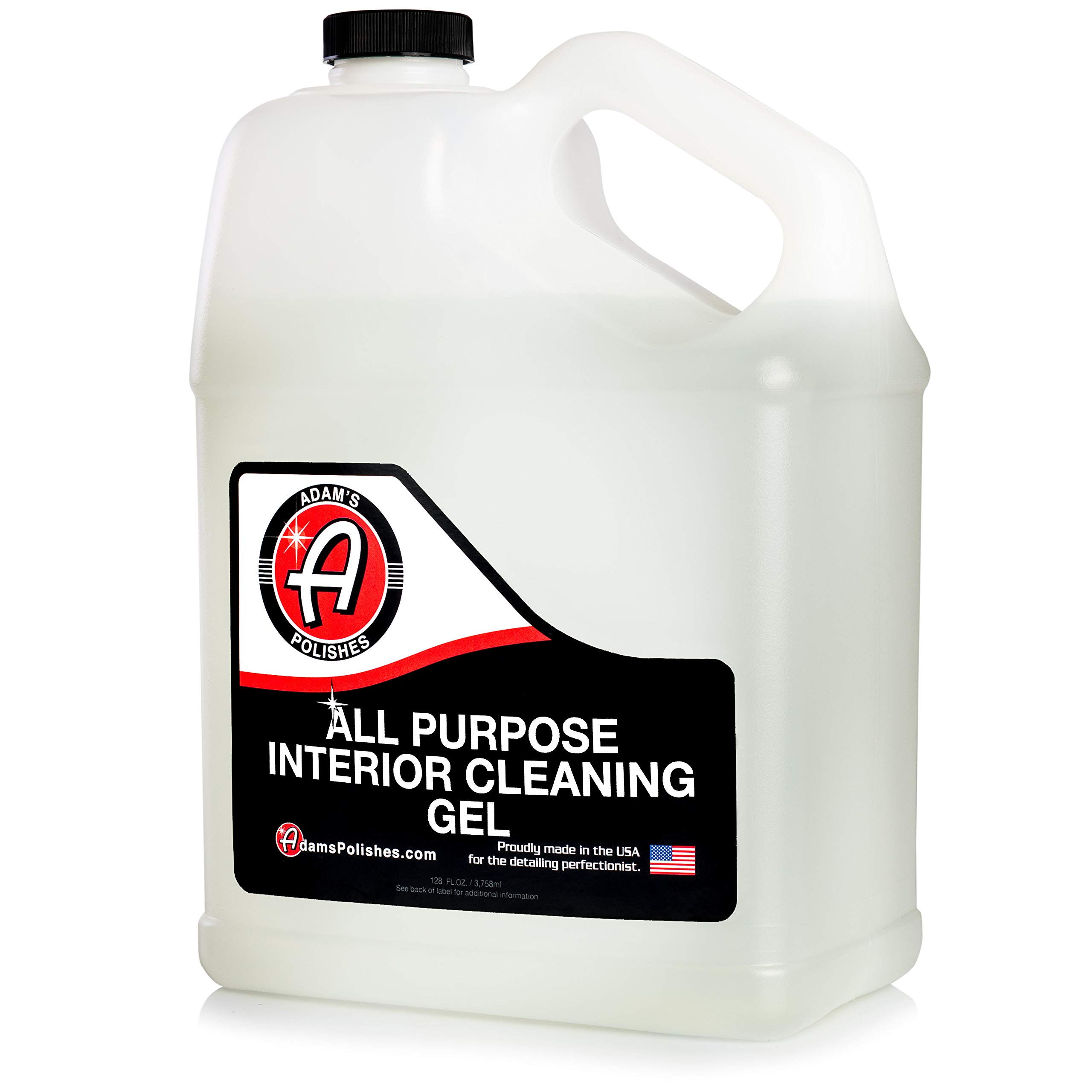 Adam's Polishes All Purpose Interior Cleaning Gel - Safe for Leather, Vinyl, Carpet, Plastic & Rubber | Car, Boat, RV & Motorcycle Detailing | Removes Dirt & Stains from Seats, Upholstery & Floor Mats