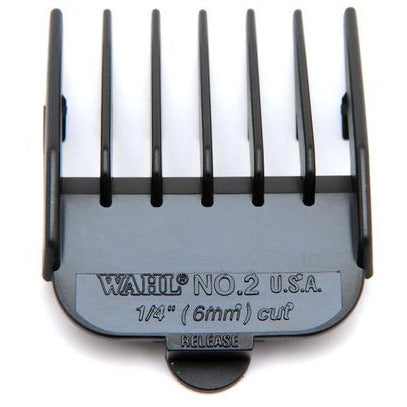 Wahl Professional Hair Clipper Comb Attachments - Standard Size for Men's & Women's Haircuts - Perfect for Home Barbering & Salon Styling