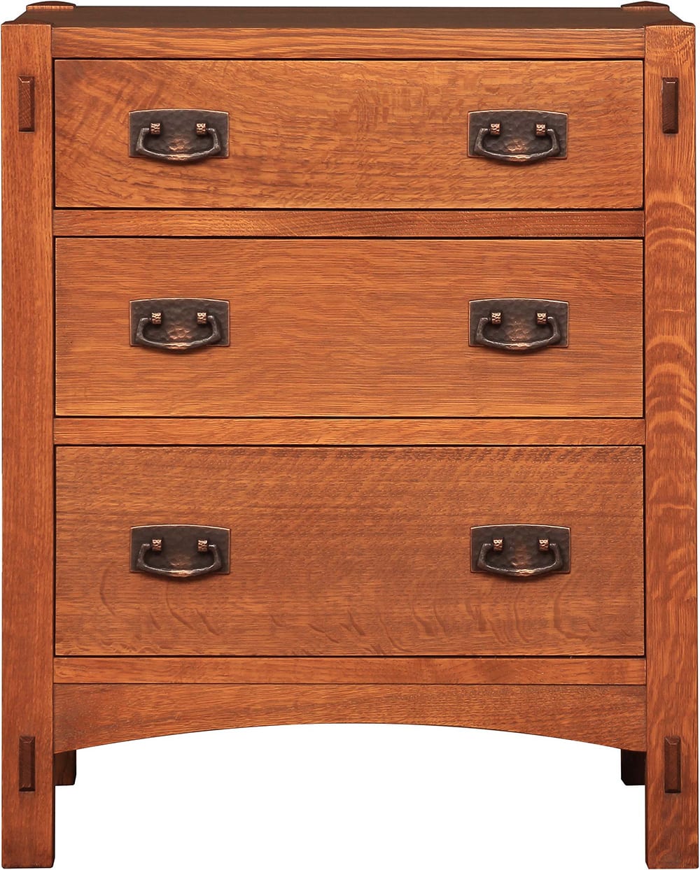 3-Drawer Nightstand with Storage - Modern Bedside Table for Bedroom, Living Room, or Office - Compact Nightstand with Drawers for Home Organization