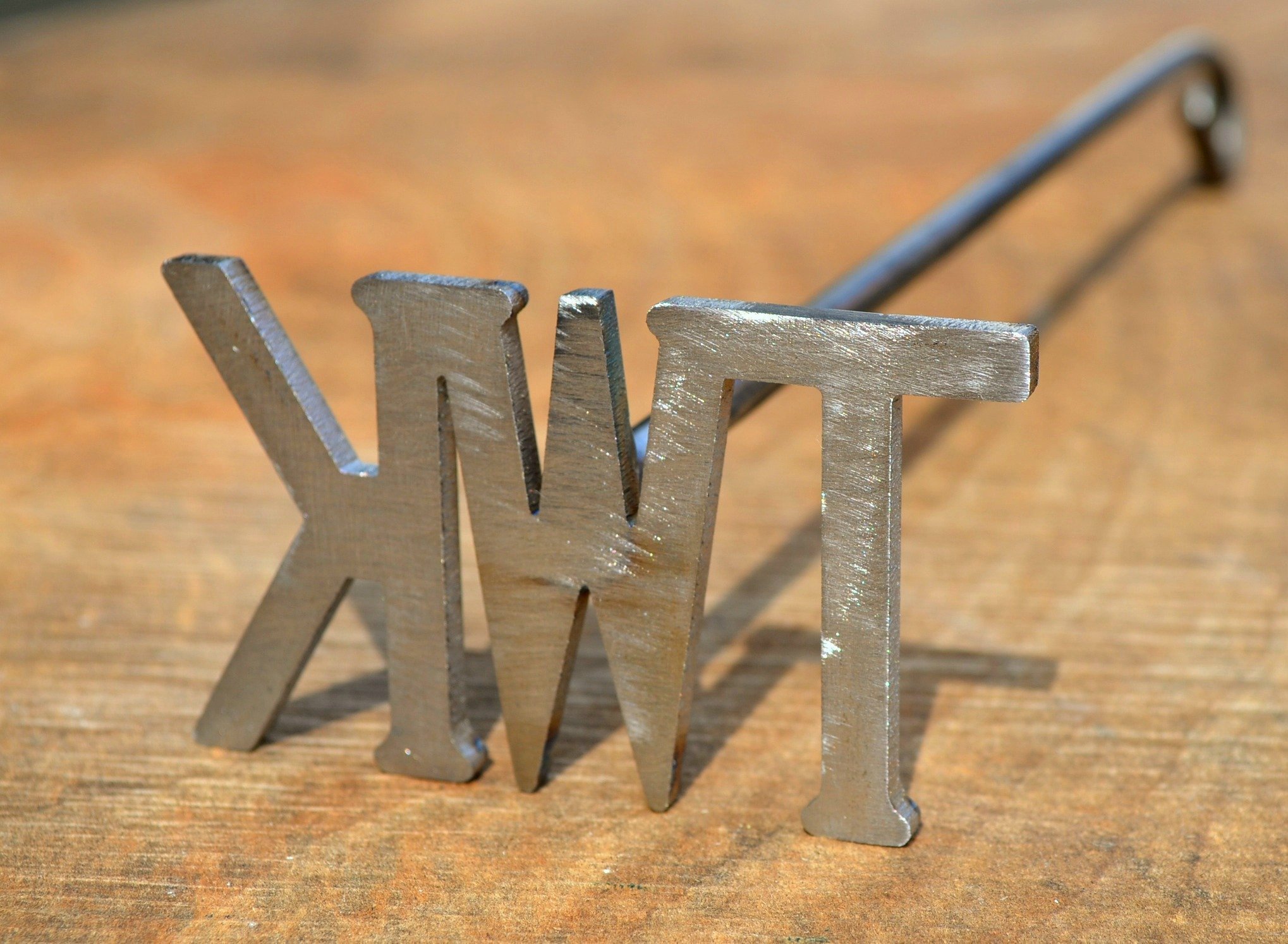 Custom Monogram Branding Iron - Personalized Initials Brander for Wood, Leather & Crafts (Choose 2 or 3 Letters) - Perfect for DIY Projects, Wood Burning, Leather Crafting & Personalized Gifts