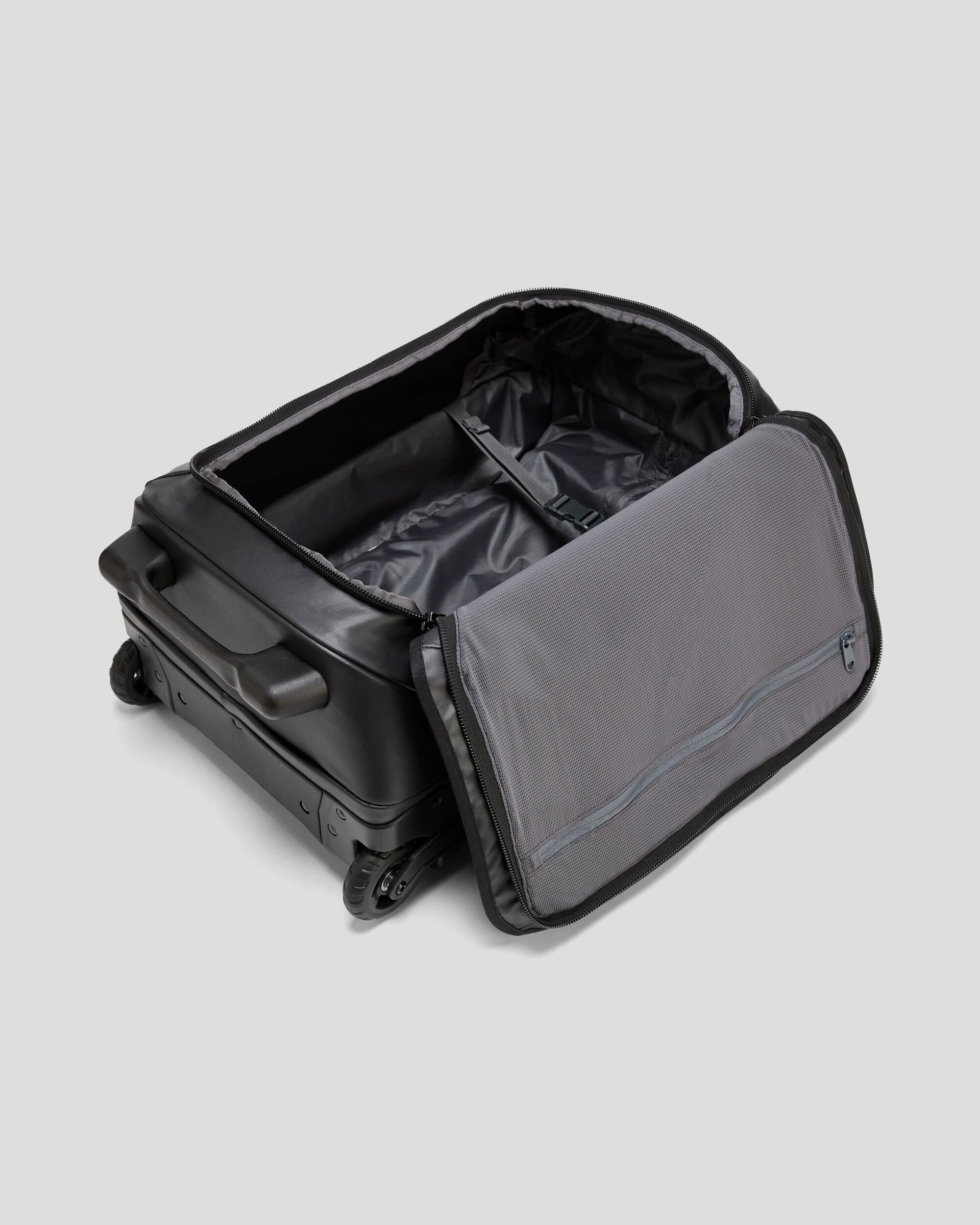 Indus Roller 40L Black Stingray Waterproof Backpack - Perfect for Travel, Hiking, Camping & Outdoor Adventures