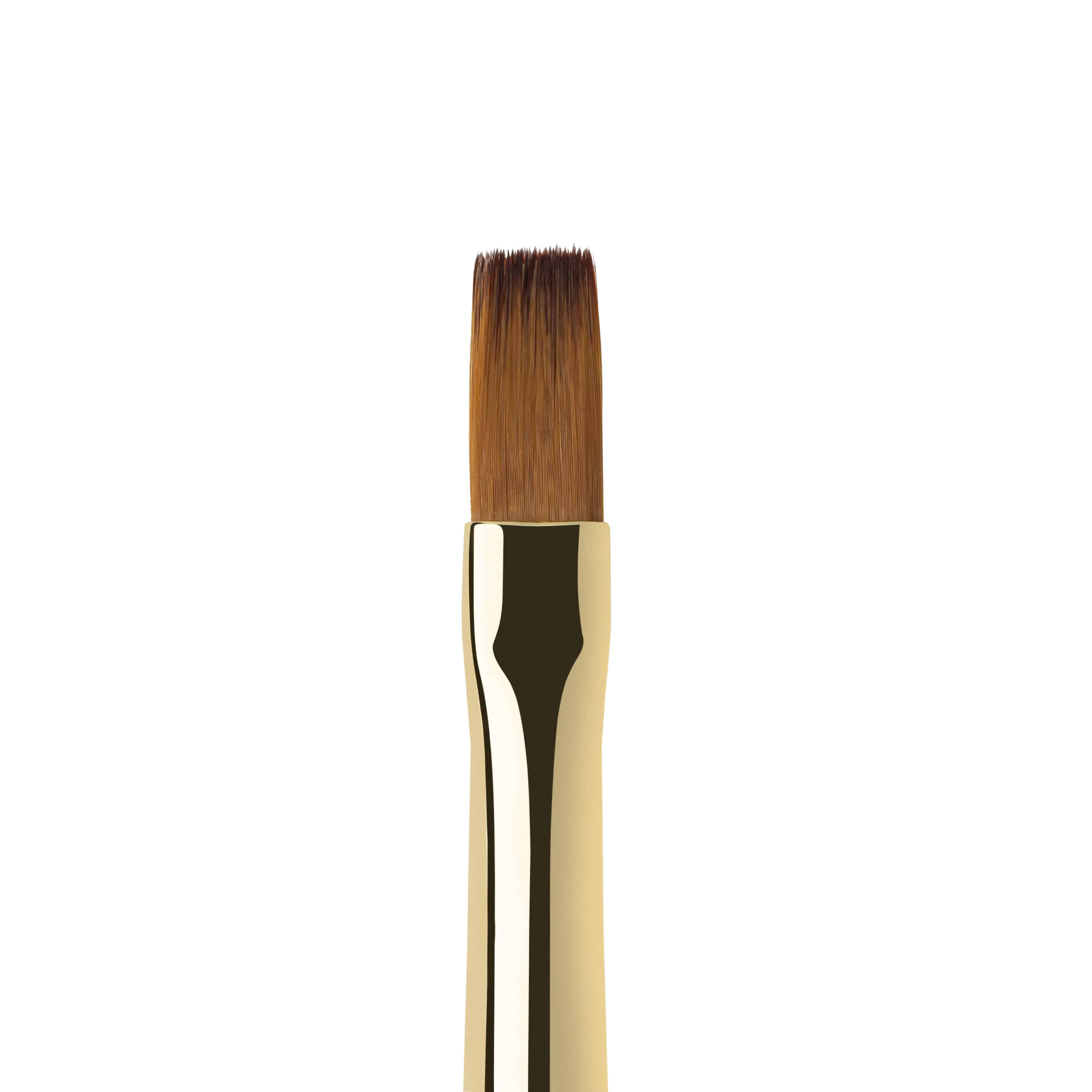 Professional F.O.X Nail Art Brush 005 Flat Square Shape - Perfect for Acrylic Nails, Gel Polish & Detailed Nail Designs - Salon & Home Manicure Essential