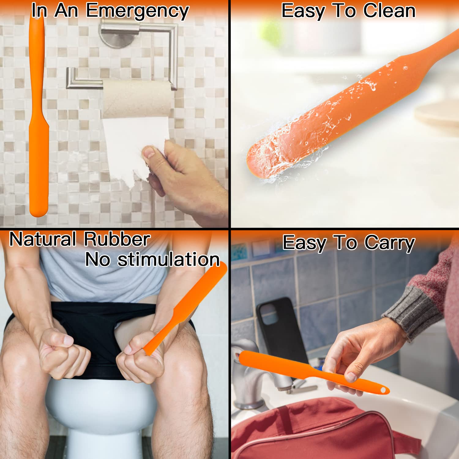 Jishi Funny Toilet Paper Cutter Knife - White Elephant Gag Gift for Men, Husband & Dad - Hilarious Prank Gadget for Christmas Stocking Stuffers & Office Pranks - Unique Practical Joke Tool for Parties & Bathroom Humor