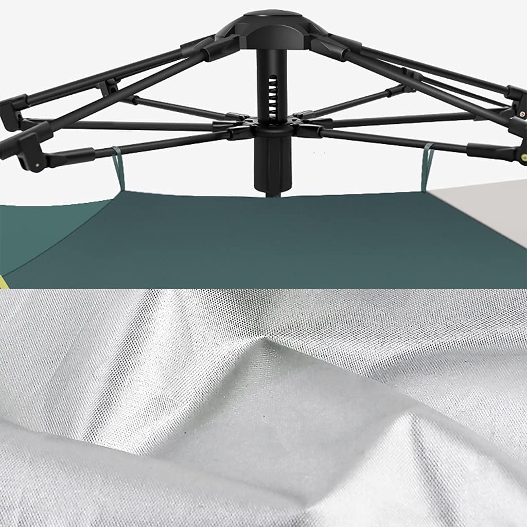Automatic Pop-Up Camping Tent with Dome Frame, Sun Protection, Quick Setup for 3-4 People - Lightweight & Portable for Outdoor, Wild Camping & Rainstorm Protection - Perfect for Family Camping, Hiking & Backpacking Adventures