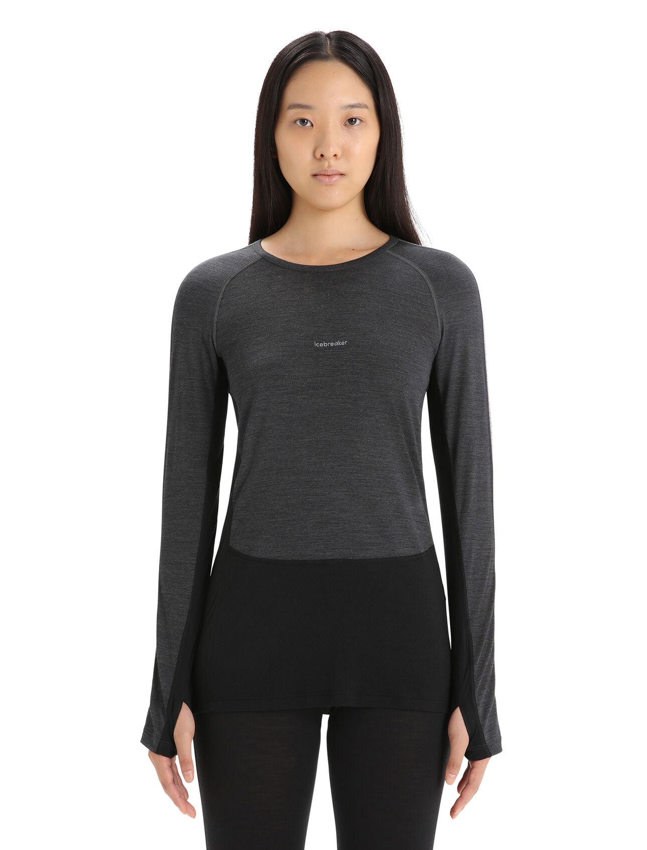 125 ZoneKnit™ Merino Blend Long Sleeve Thermal Top for Women - Breathable & Odor-Resistant Base Layer for Hiking, Skiing & Winter Outdoor Activities