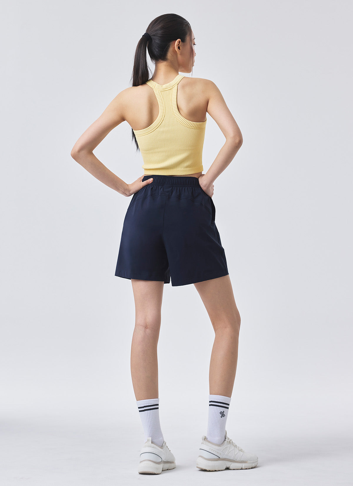 Always Perfect Tension Shorts 4 - High Waist Workout Running Yoga Athletic Shorts for Women - Gym, Jogging, Lounge & Everyday Wear