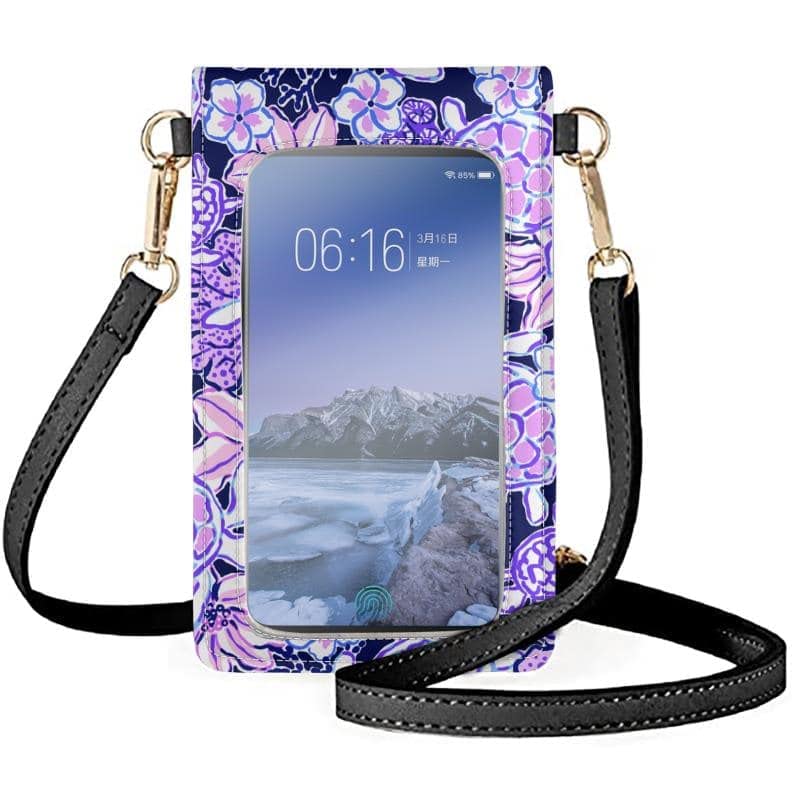 Women's Phone Crossbody Bag with Clear Touch Screen & Adjustable Straps - Stylish Cell Phone Purse for Daily Use, Travel, Shopping, and Outdoor Activities