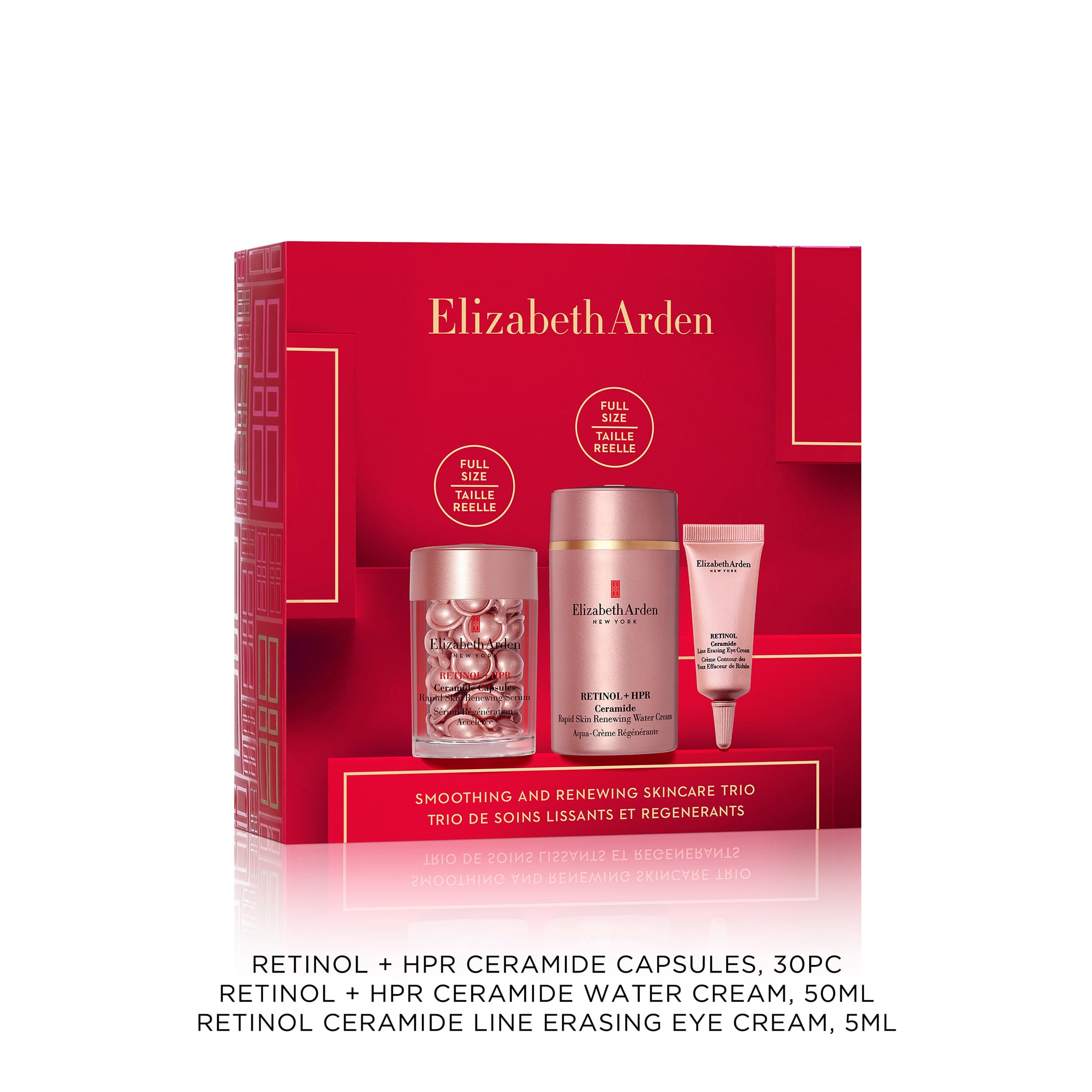 Retinol Renewal 3-Piece Skincare Gift Set for Women - Anti-Aging Night Cream, Eye Serum & Face Moisturizer - Perfect Holiday, Birthday & Mother's Day Gift