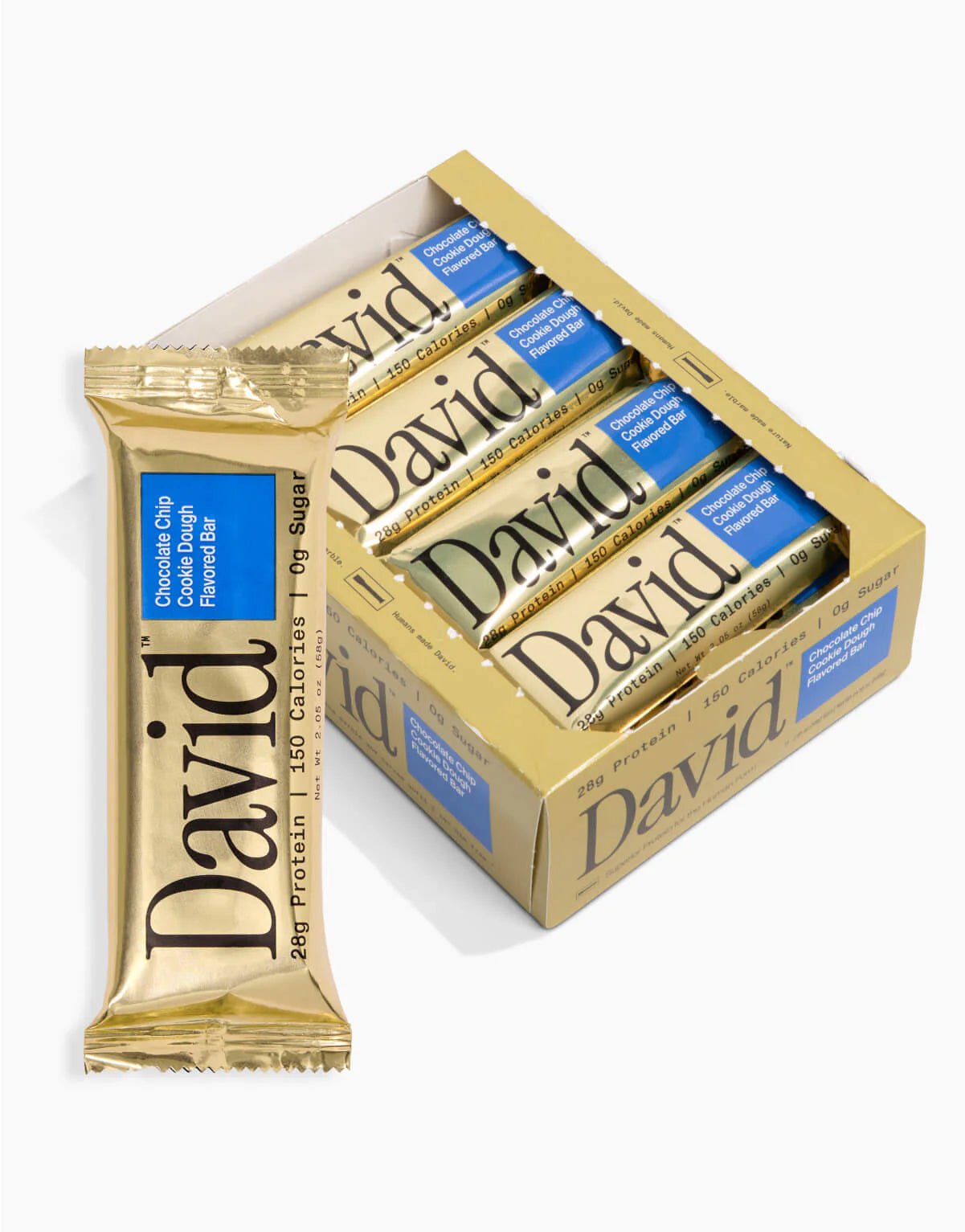 David Protein Bar - High Protein Snack for Energy & Muscle Recovery | Perfect for Gym, Hiking & On-the-Go Nutrition