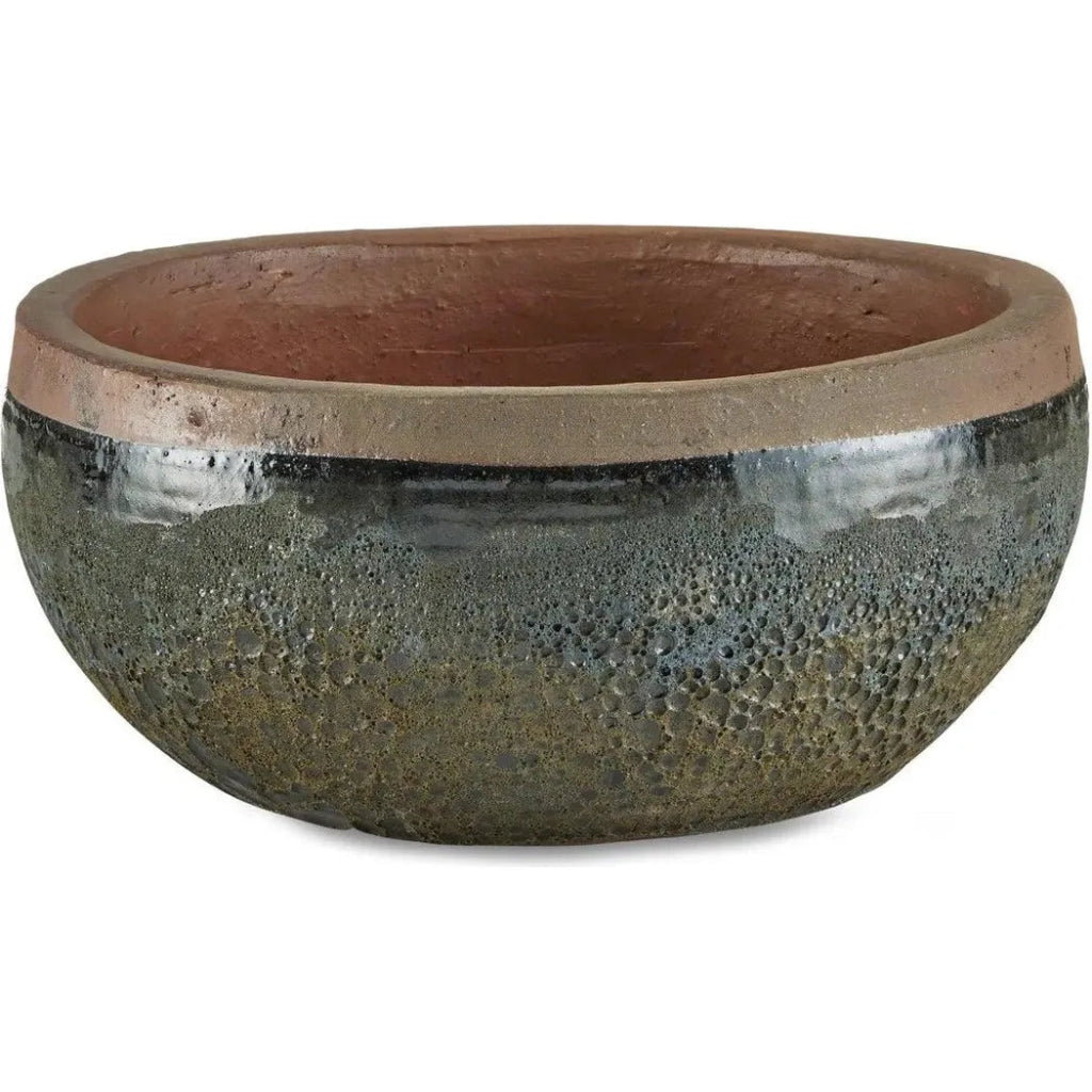 5.5 Inch Lyra Ceramic Black Planter - Modern Indoor Flower Pot for Home Decor, Office Plants, and Succulent Arrangements