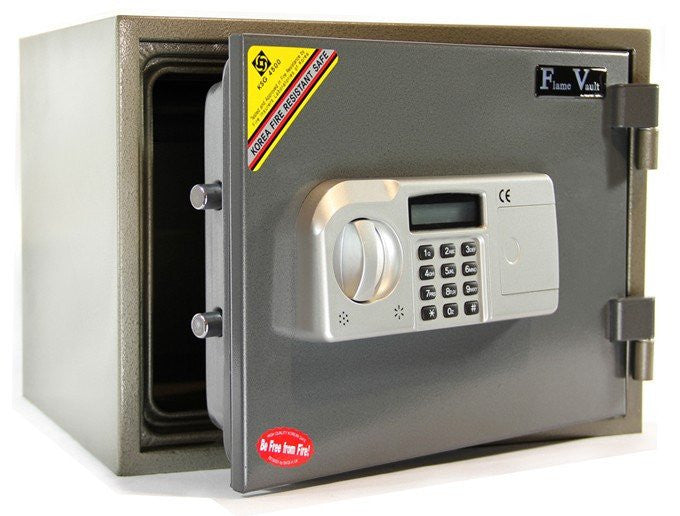 Hayman FV 137E FlameVault One Hour Fire Safe - UL Certified Fireproof Document Box for Home & Office - Protect Important Papers, Cash, and Valuables from Fire Damage (Perfect for Birth Certificates, Passports, and Emergency Documents)