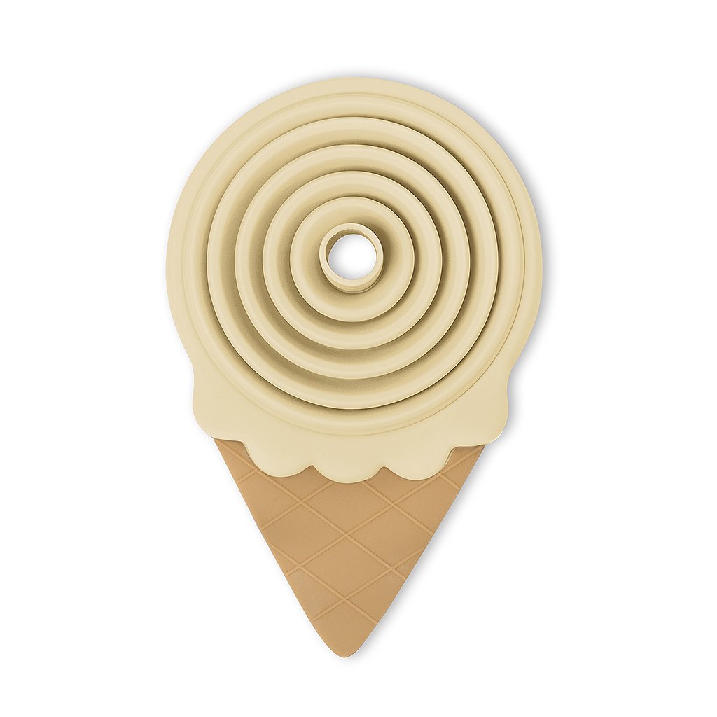 Magnetic Gelato Folding Funnel - Attaches to Refrigerator Door | Durable & Space-Saving Kitchen Tool for Ice Cream, Sauces & Liquid Transfer