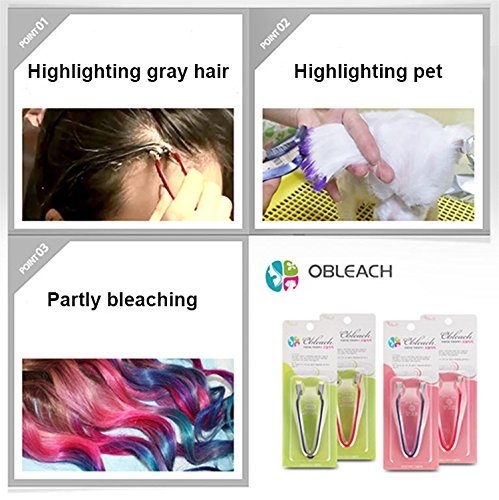 Professional Hair Coloring Kit - 2PCS (A+B) Hair Bleach & Dye Brush Set for DIY Highlights & Styling | At-Home Salon Quality Hair Lightening Tools for Women & Men