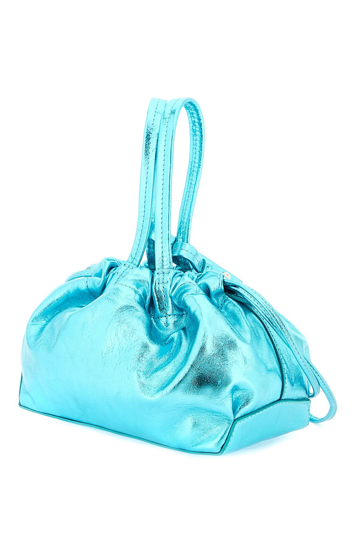 By Far 'Malmo' Metallic Leather Bucket Bag - Stylish Shoulder Bag for Women, Perfect for Work, Travel & Evening Out