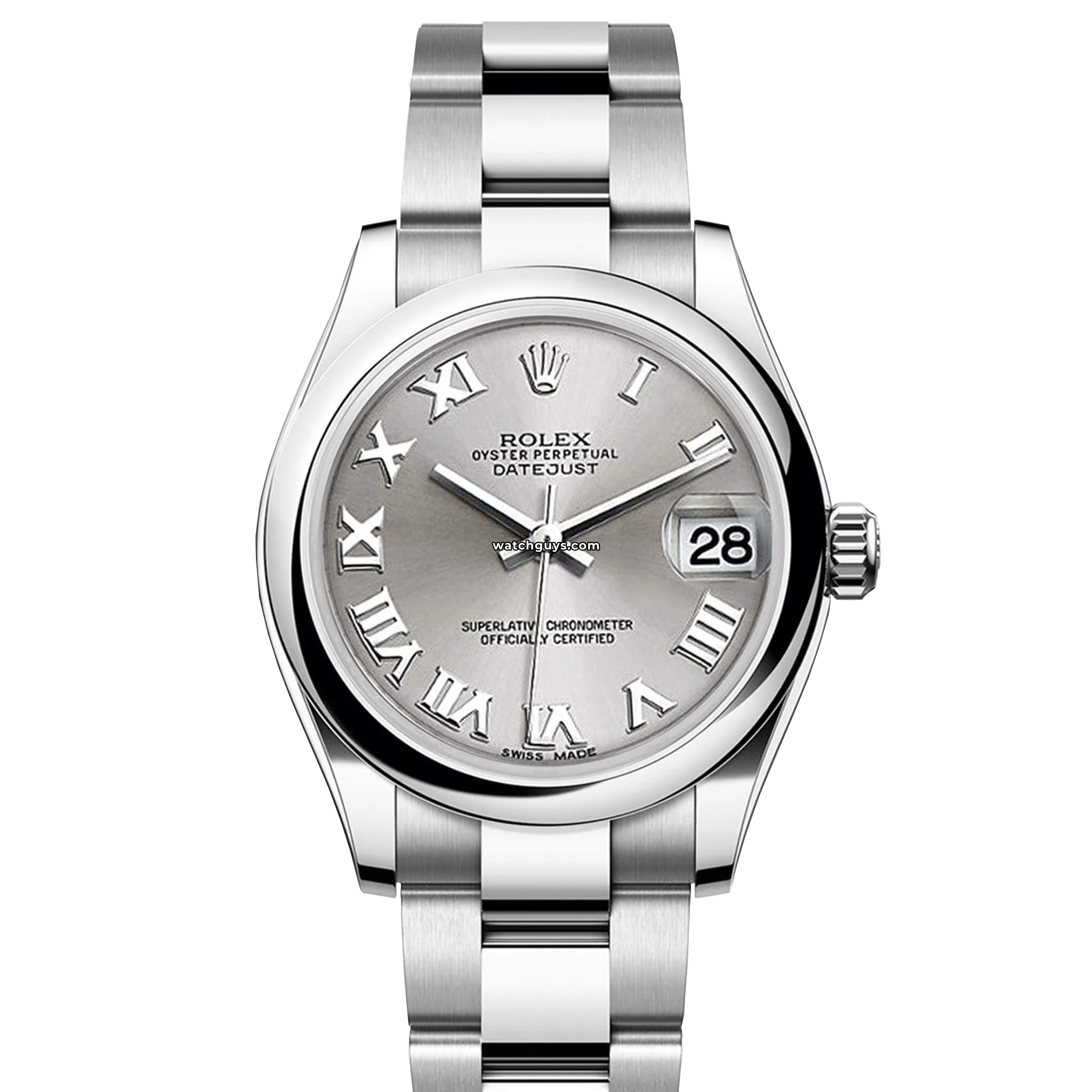 Rolex Datejust 178240 Silver Roman Oyster Watch - Luxury Stainless Steel Timepiece for Men & Women - Perfect for Business, Formal Events & Everyday Wear