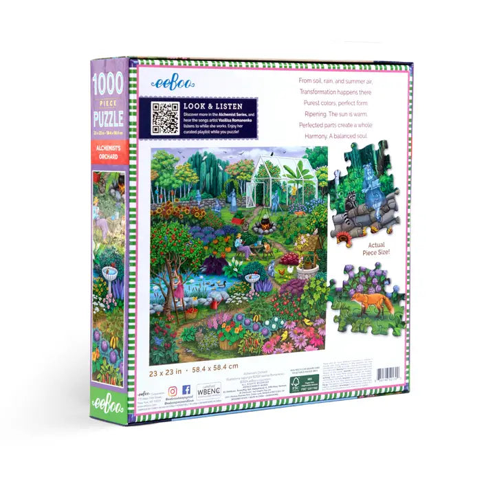 Alchemist's Orchard 1000-Piece Jigsaw Puzzle for Adults - Challenging Fantasy Art Puzzle for Family Game Night & Relaxation