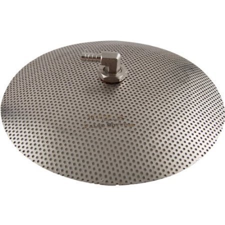 9-Inch Stainless Steel False Bottom for Homebrewing & Winemaking - Perfect for Mash Tuns, Lautering, and Grain Filtering