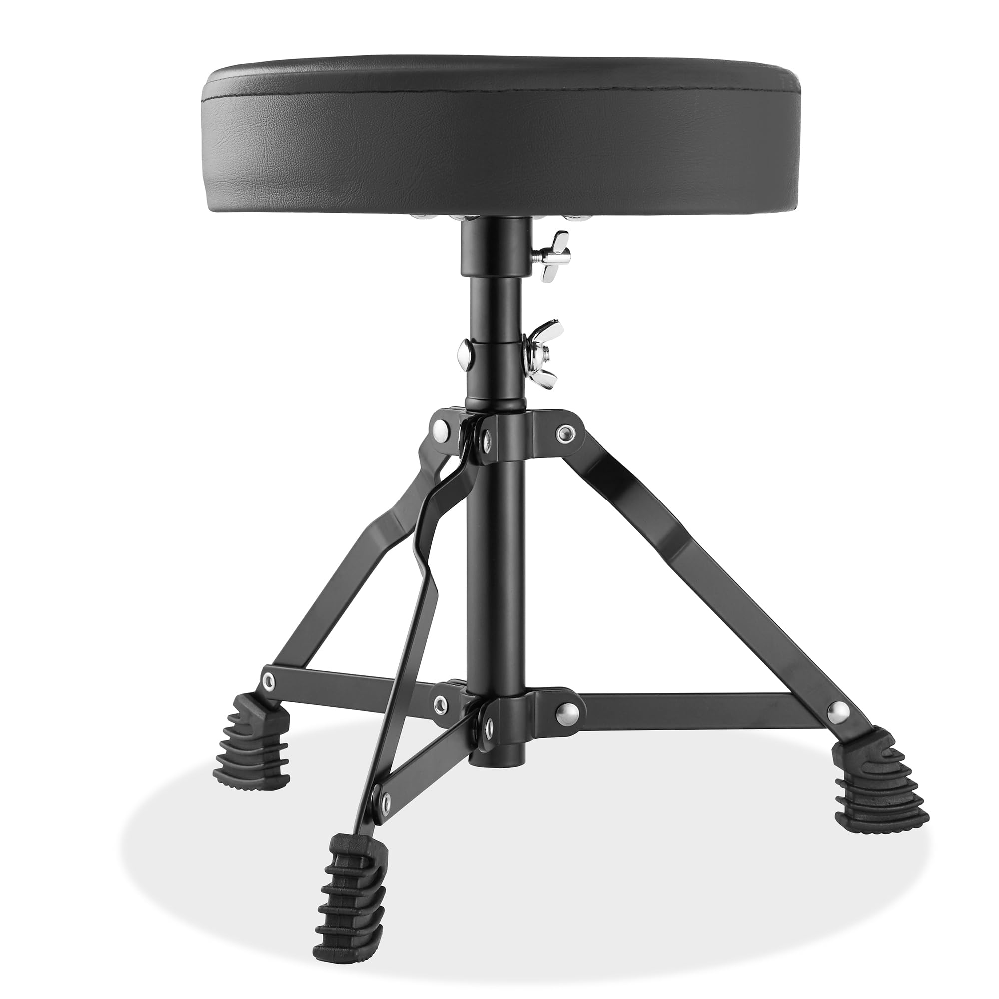 Gammon 3-Piece Junior Drum Set with Throne - Black Complete Beginner Drum Kit with Bass Drum, Toms, Cymbal, Pedal & Drumsticks | Perfect for Kids Learning Music, Home Practice & Small Performances