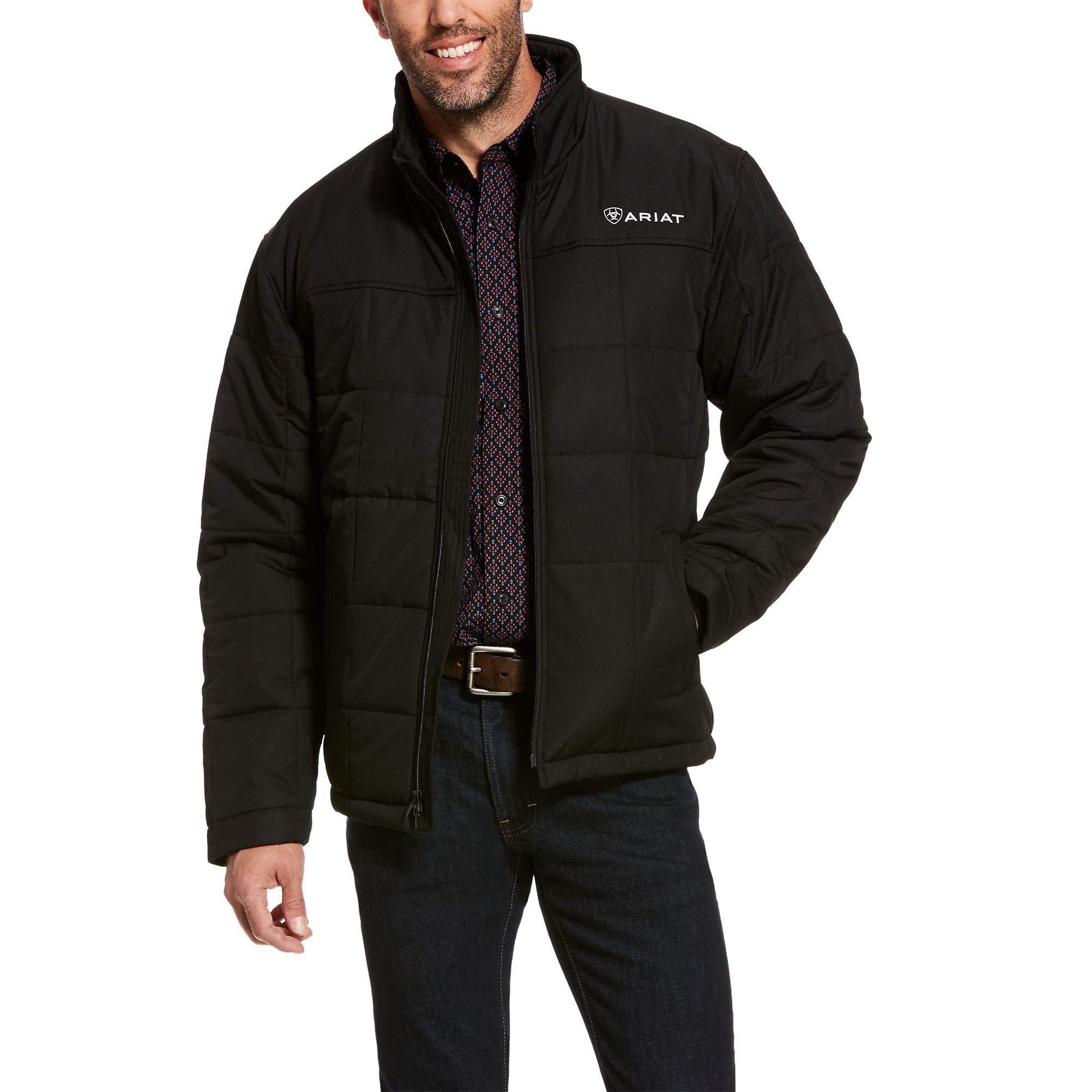 ARIAT Men's Crius Insulated Jacket - Waterproof Winter Coat for Outdoor Activities, Hiking & Work | Cold Weather Protection for Men
